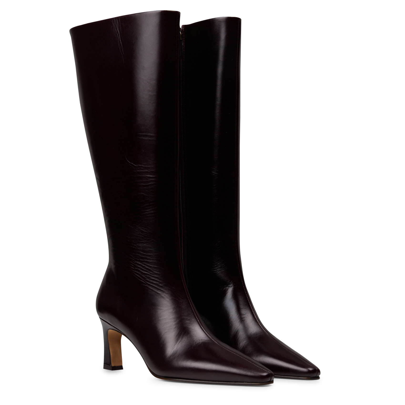 Bottes en cuir coline BOBBIES Violet