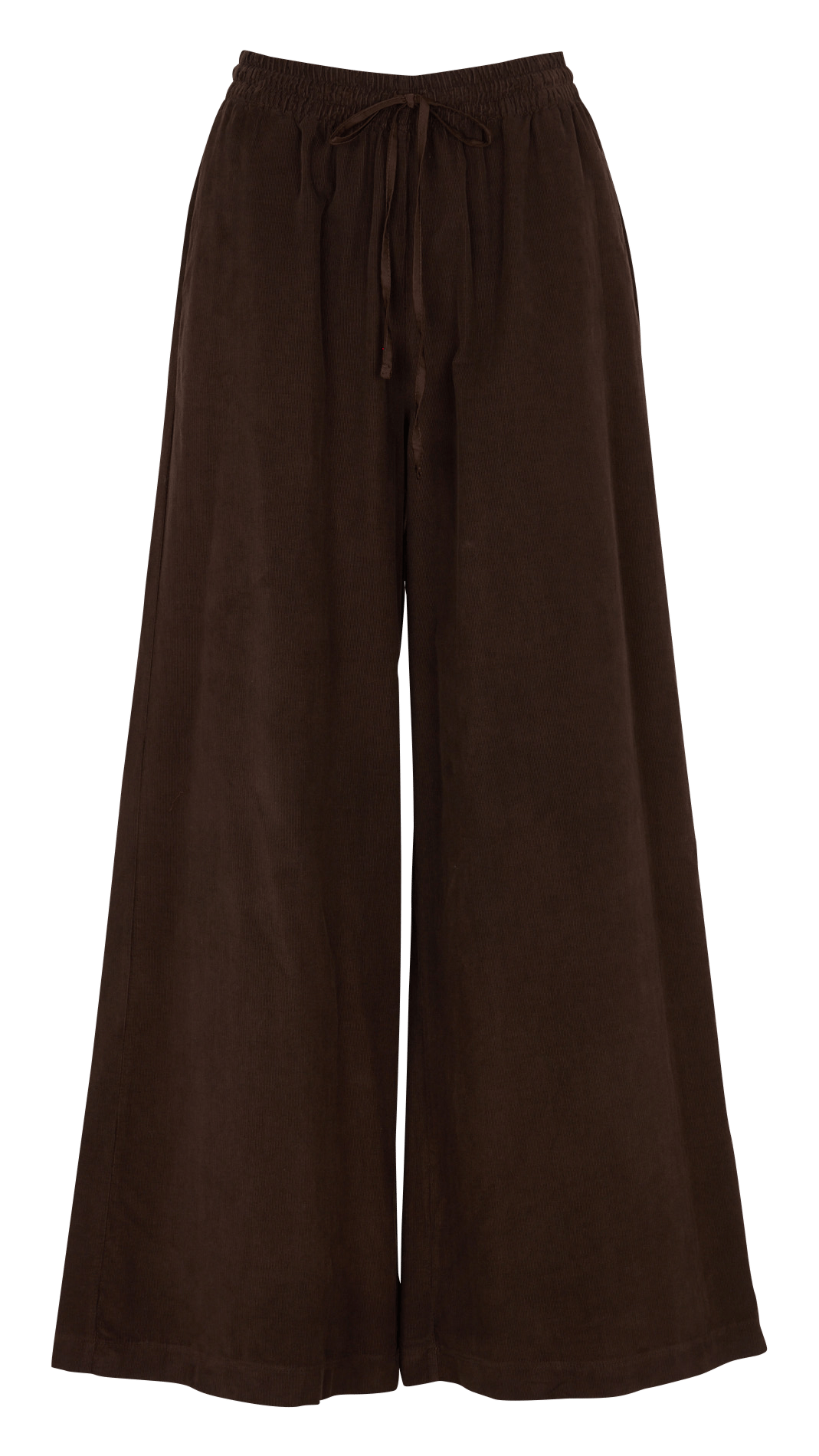 Wijde katoenen broek LA FEE MARABOUTEE Bruin