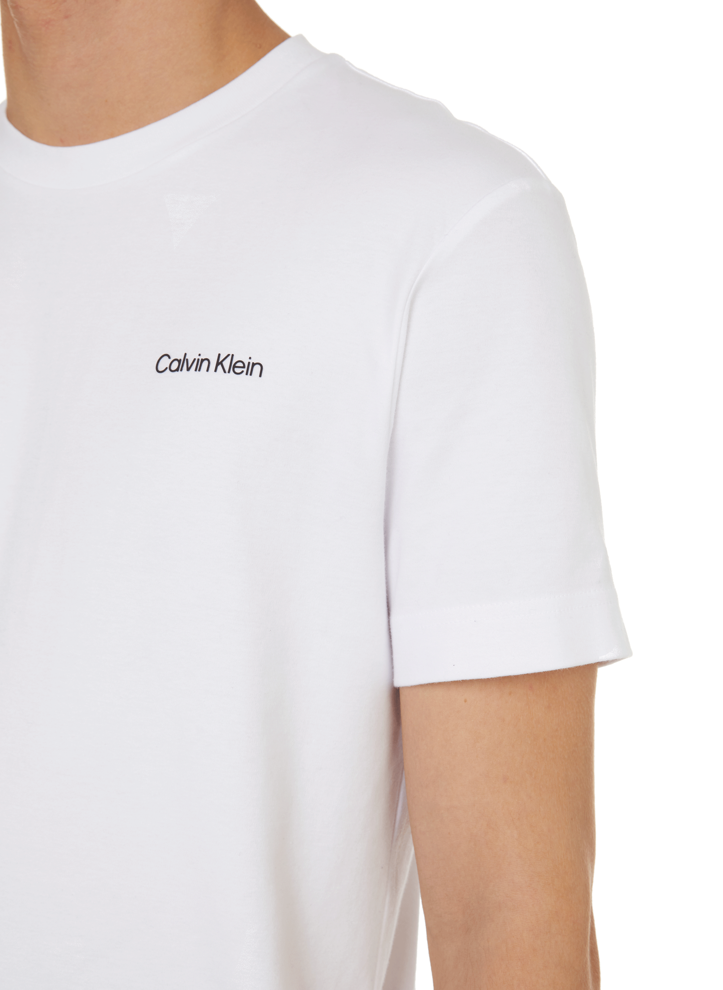 Cotton T-shirt CALVIN KLEIN White
