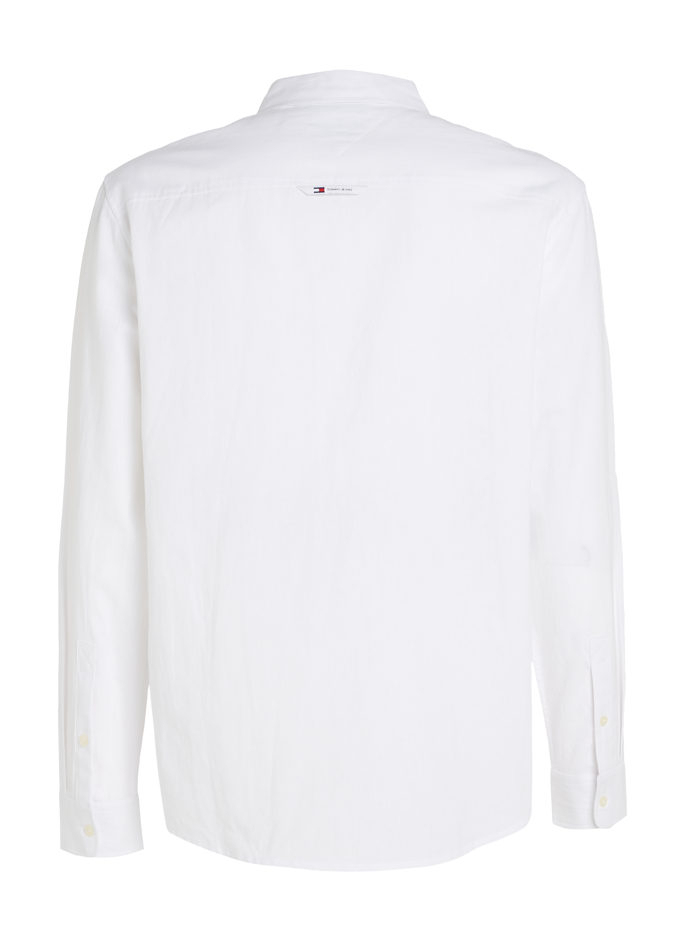 Cotton and linen shirt TOMMY HILFIGER White