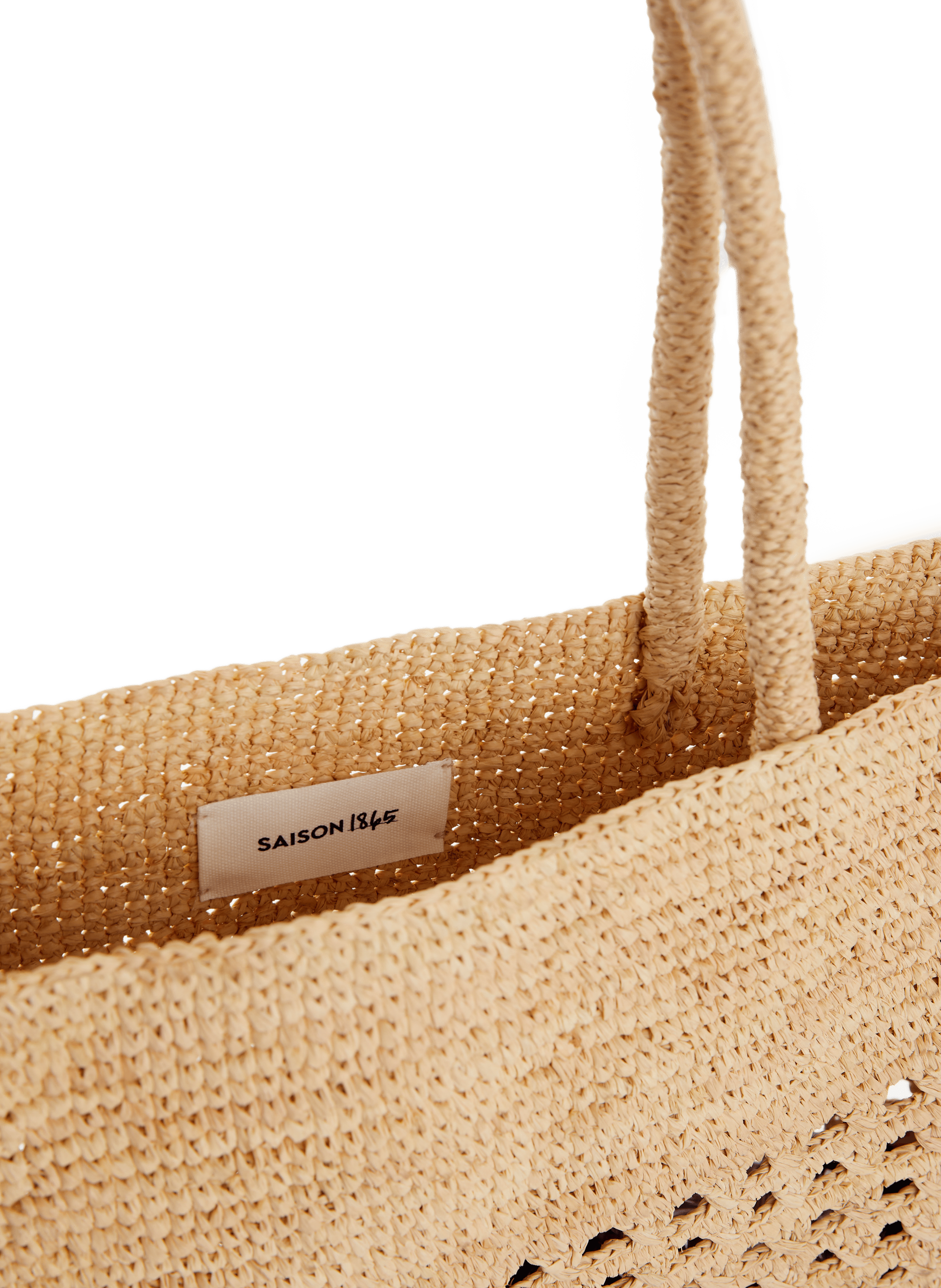 Raffia beach bag  SAISON 1865 Multicolour