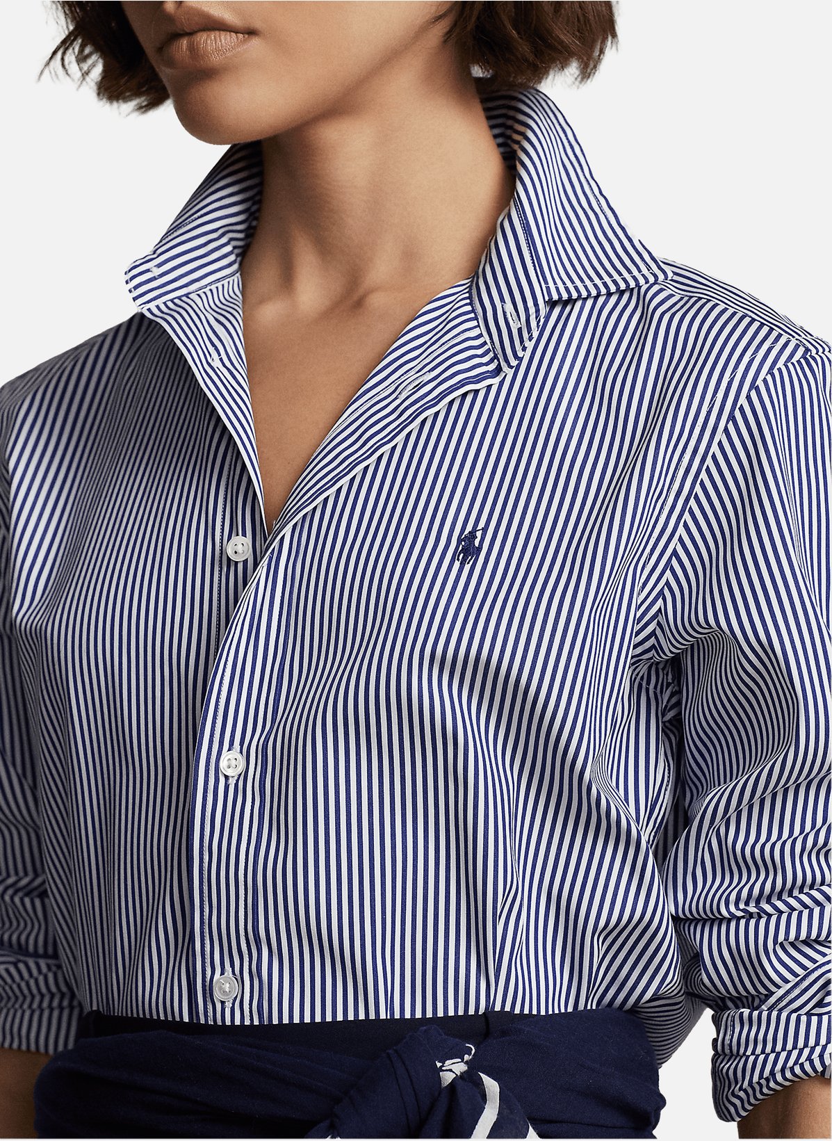 Chemise Rayée En Coton - Polo Ralph Lauren Femme | Printemps.com