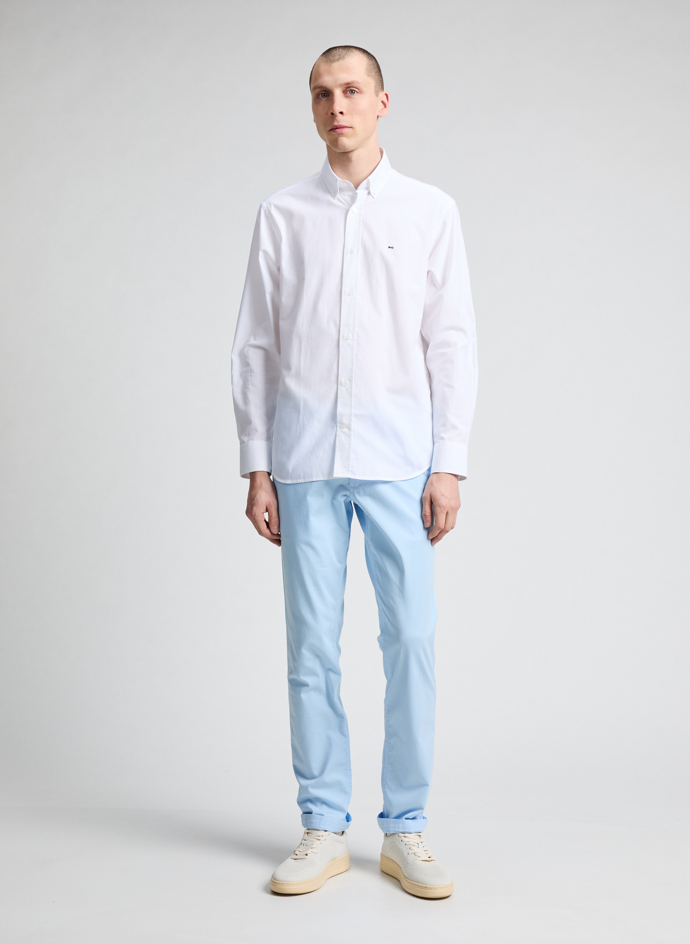 Chemise en coton EDEN PARK Blanc