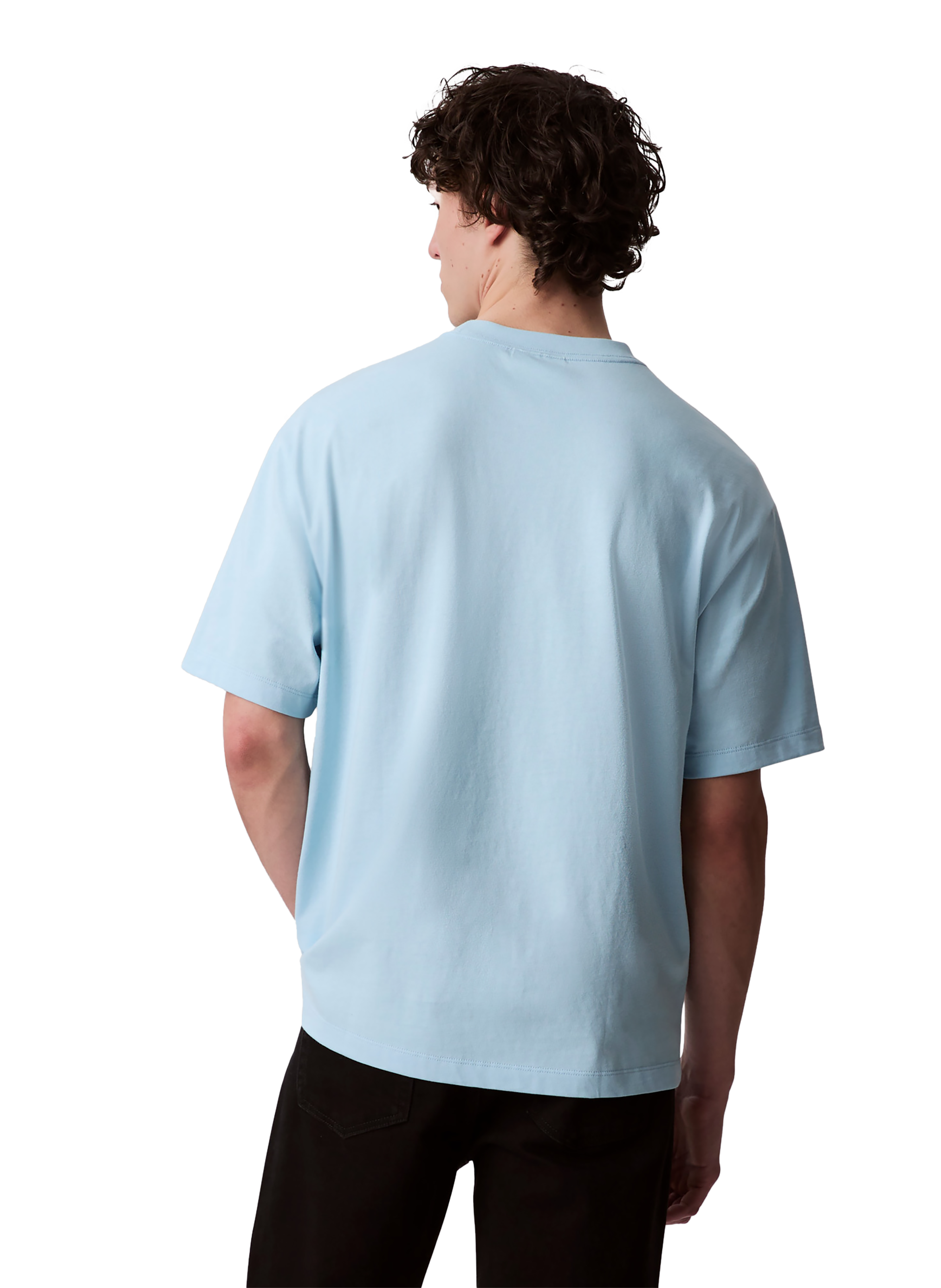 Classic Cotton T-Shirt CALVIN KLEIN Blue