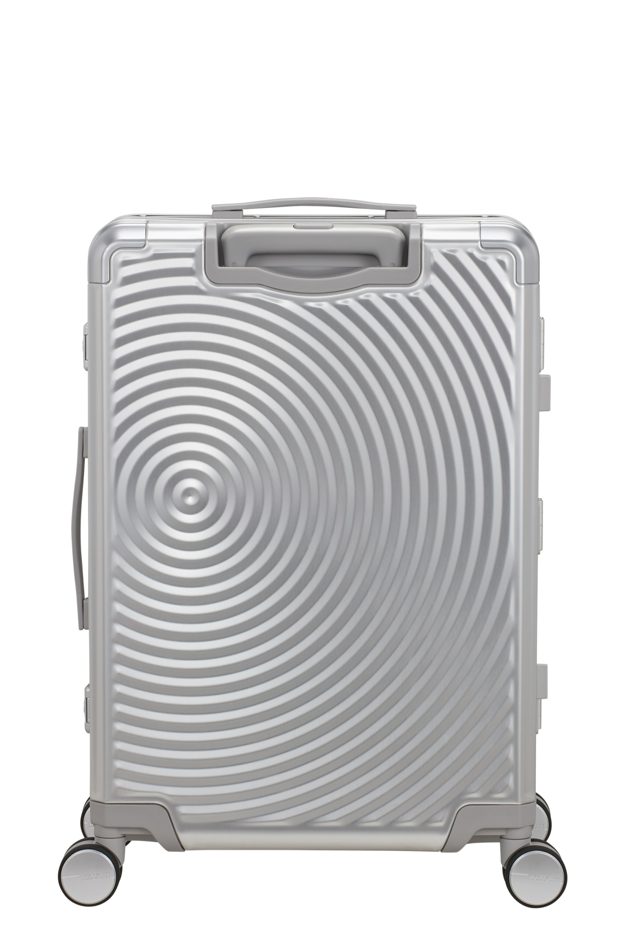 Soundbox alu valise 4 roues taille m AMERICAN TOURISTER Argent