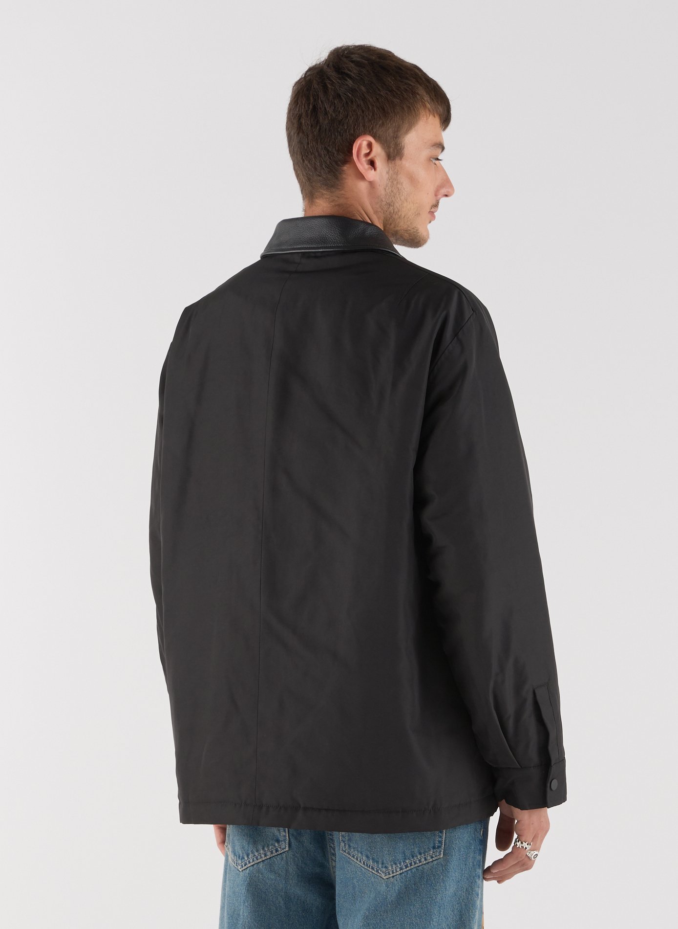Manteau Gazed col classique  SAISON 1865 Noir