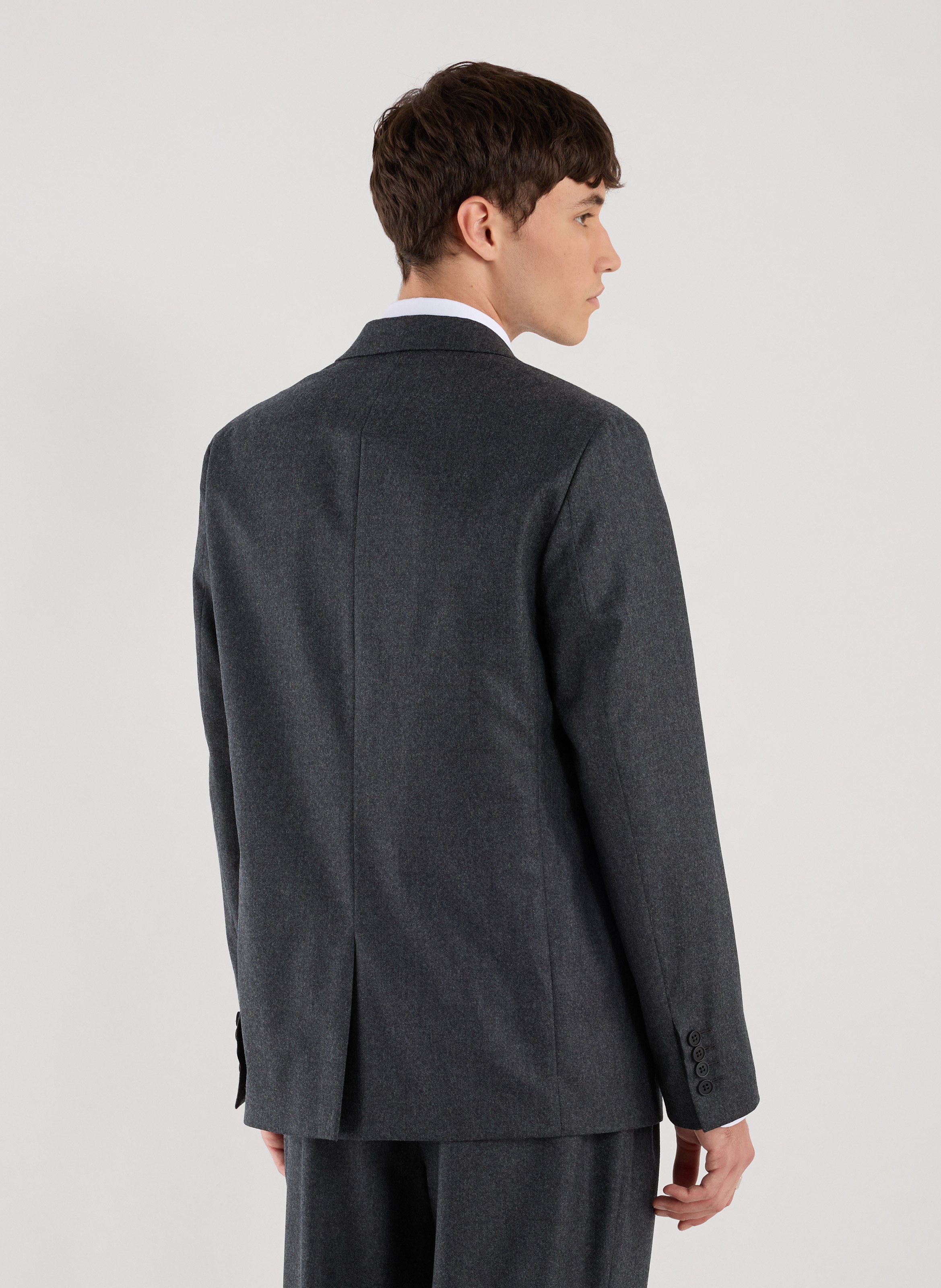 Veste de costume en laine  SAISON 1865 Gris