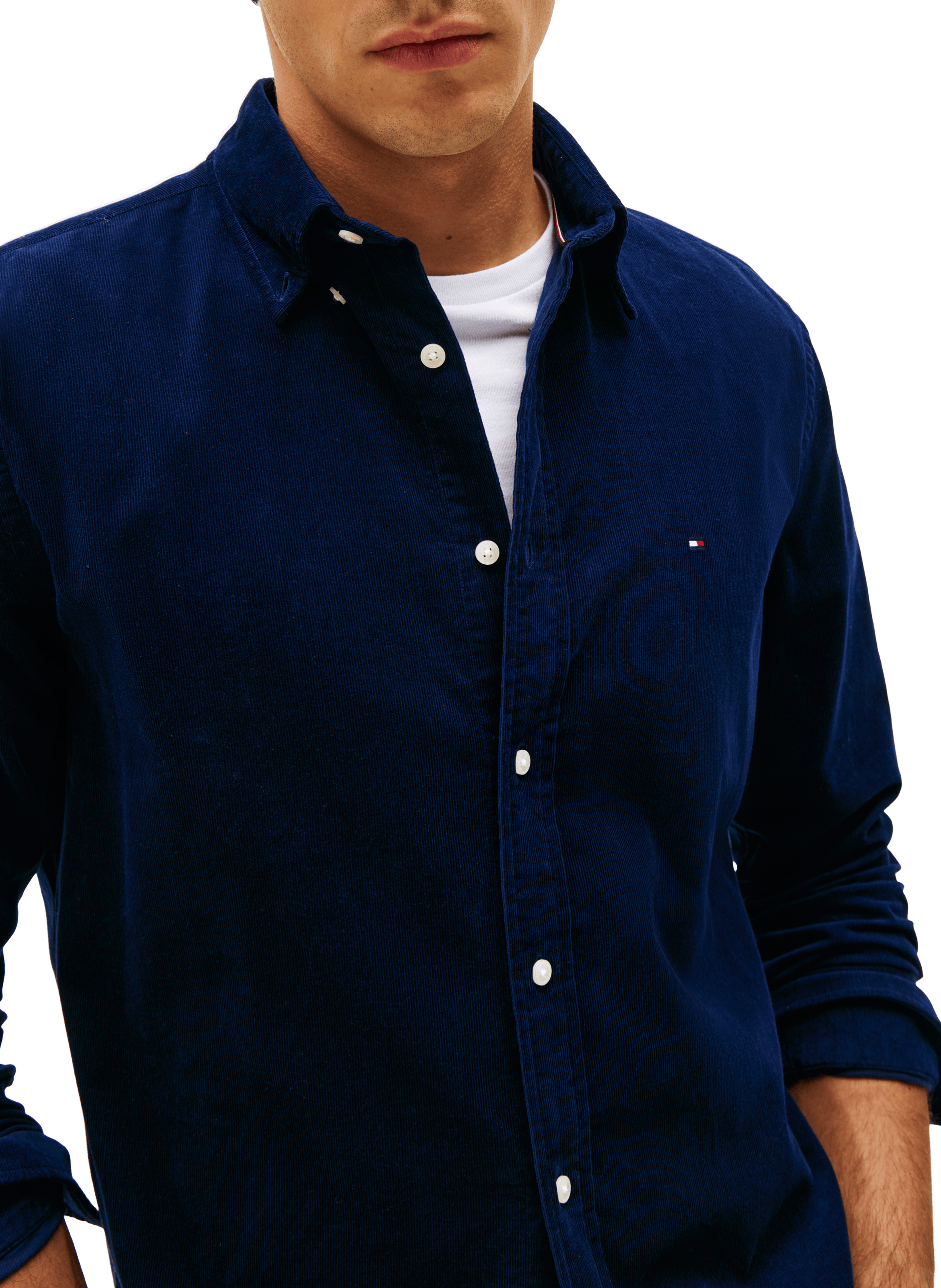 Cotton shirt TOMMY HILFIGER Blue