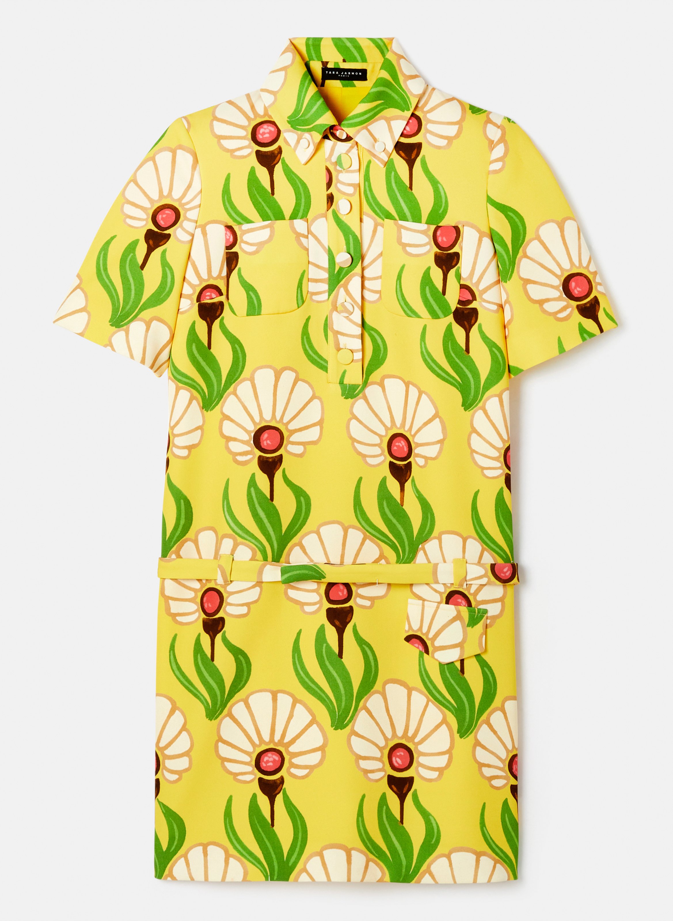 Robe rivage TARA JARMON Jaune