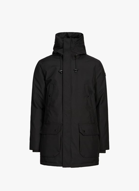 Parka matelassée mi-longue | Noir by SCHOTT Parka matelassée mi-longue Noir