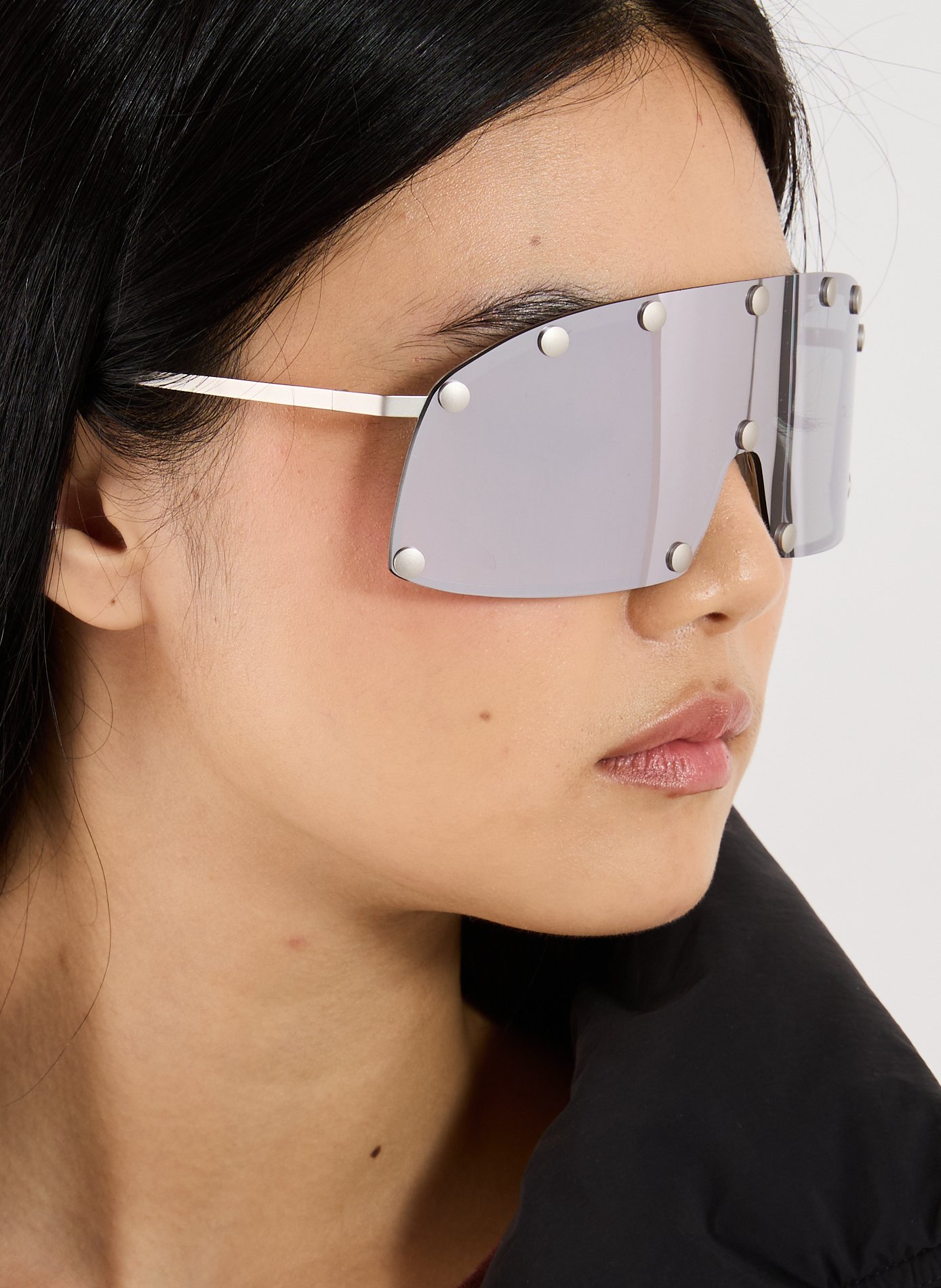 Shielding sunglasses RICK OWENS Silver