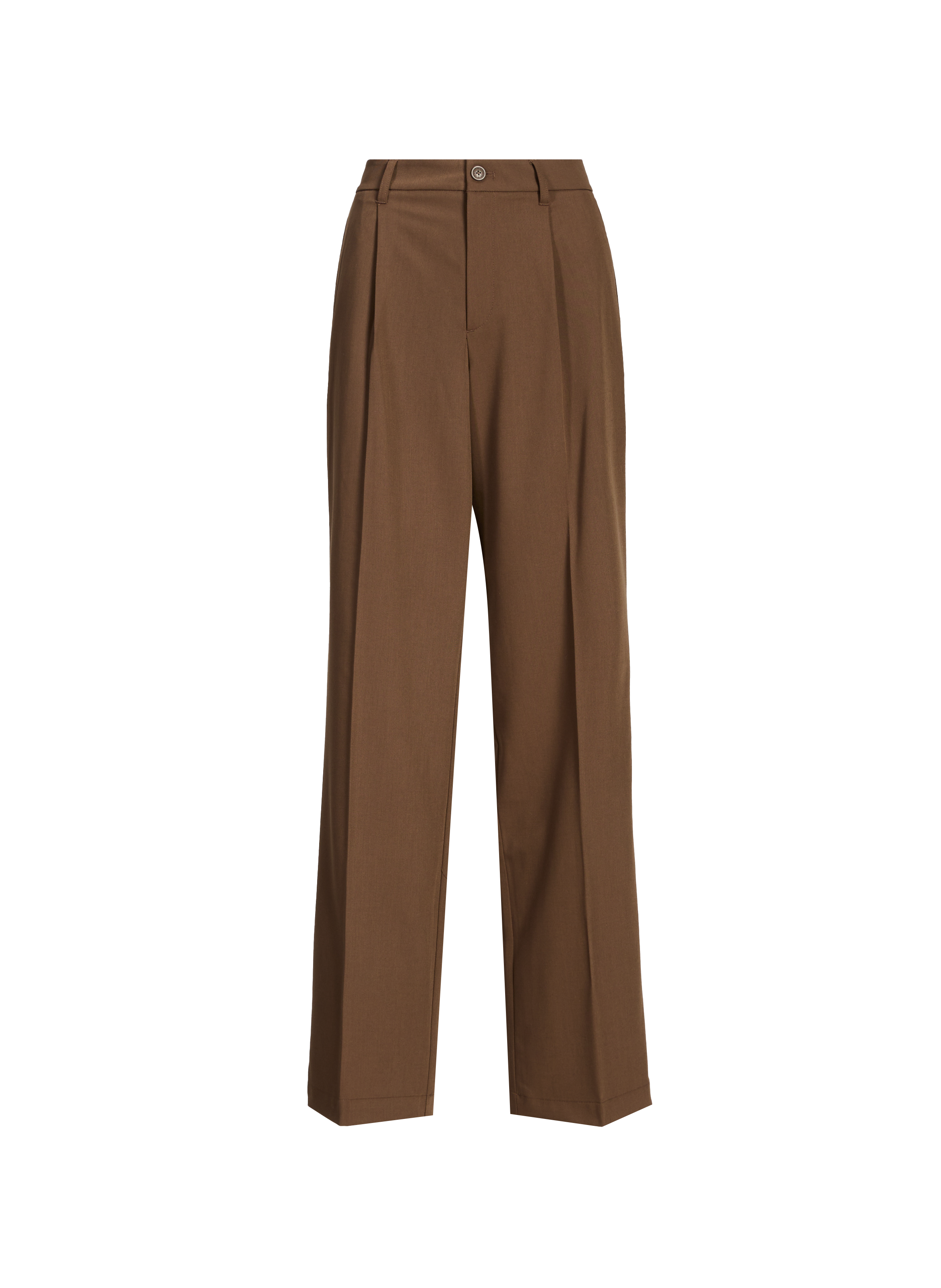 GUESS Pantalon droit uni Marron