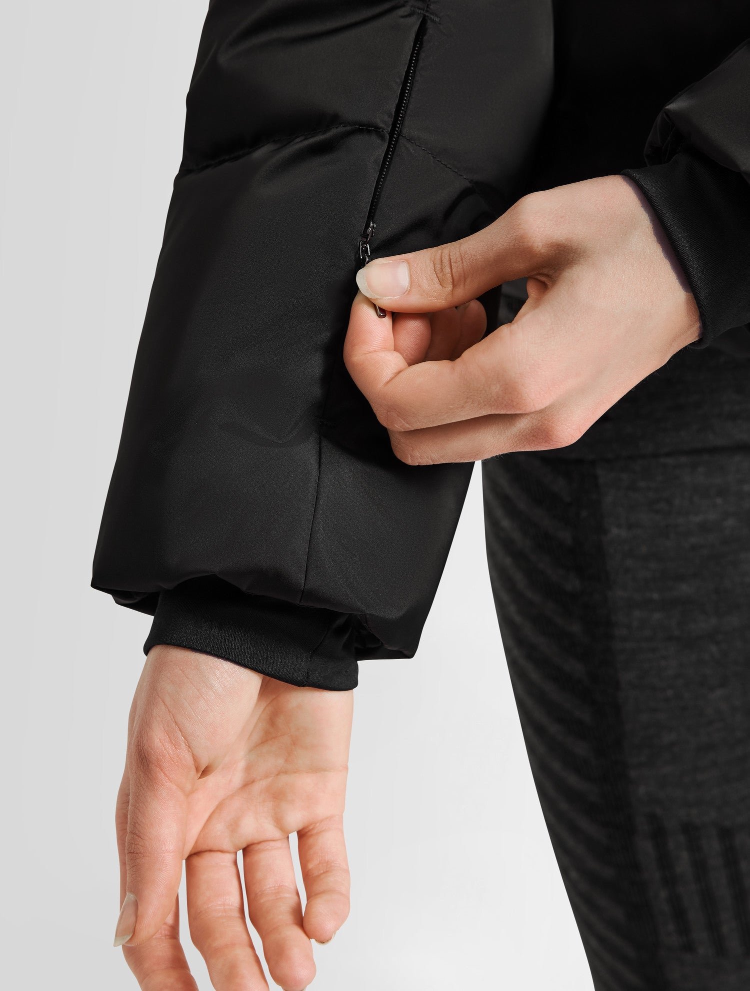 Doudoune tatum col montant coupe ample FUSALP Noir