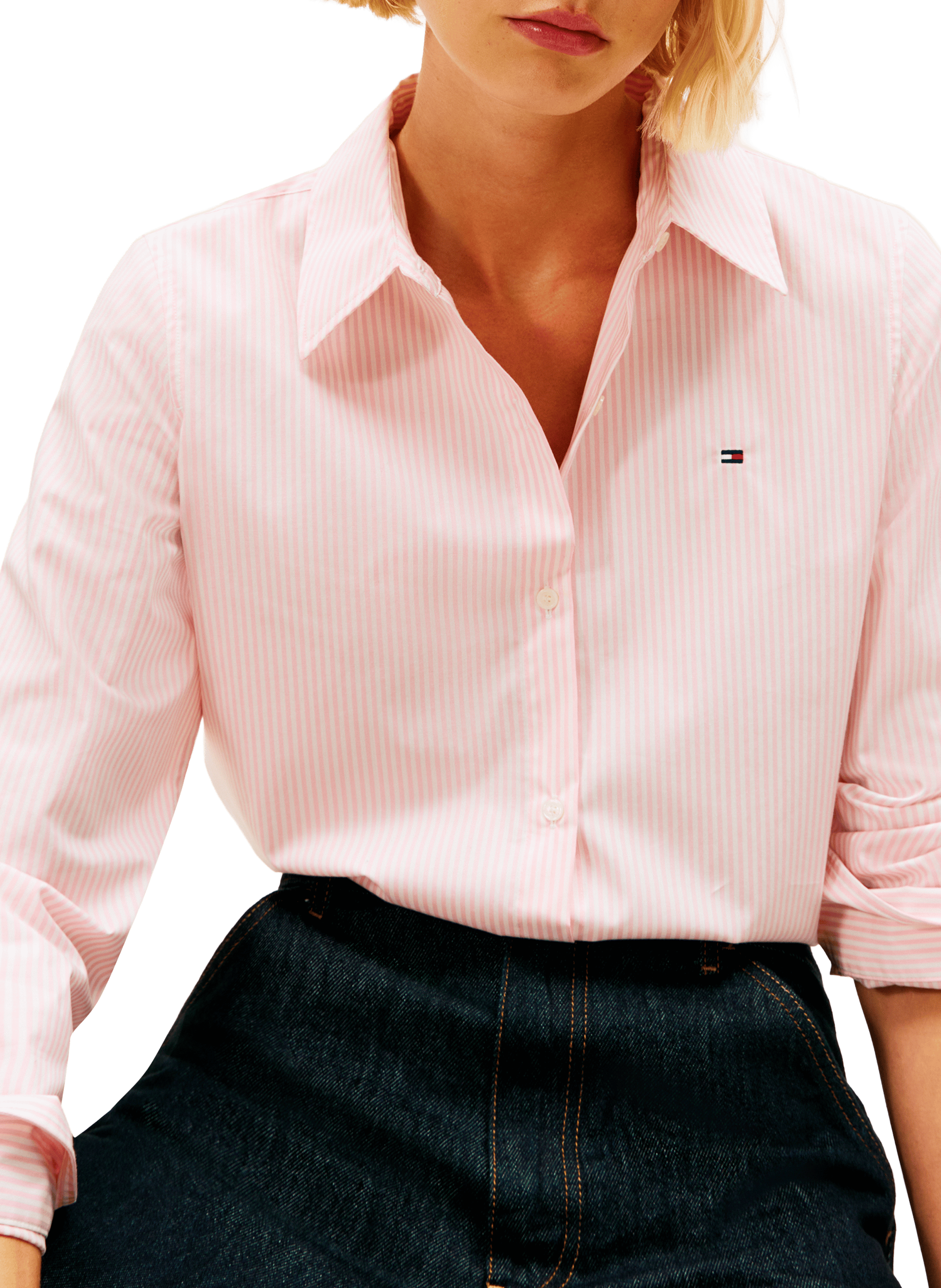  Cotton shirt TOMMY HILFIGER Pink