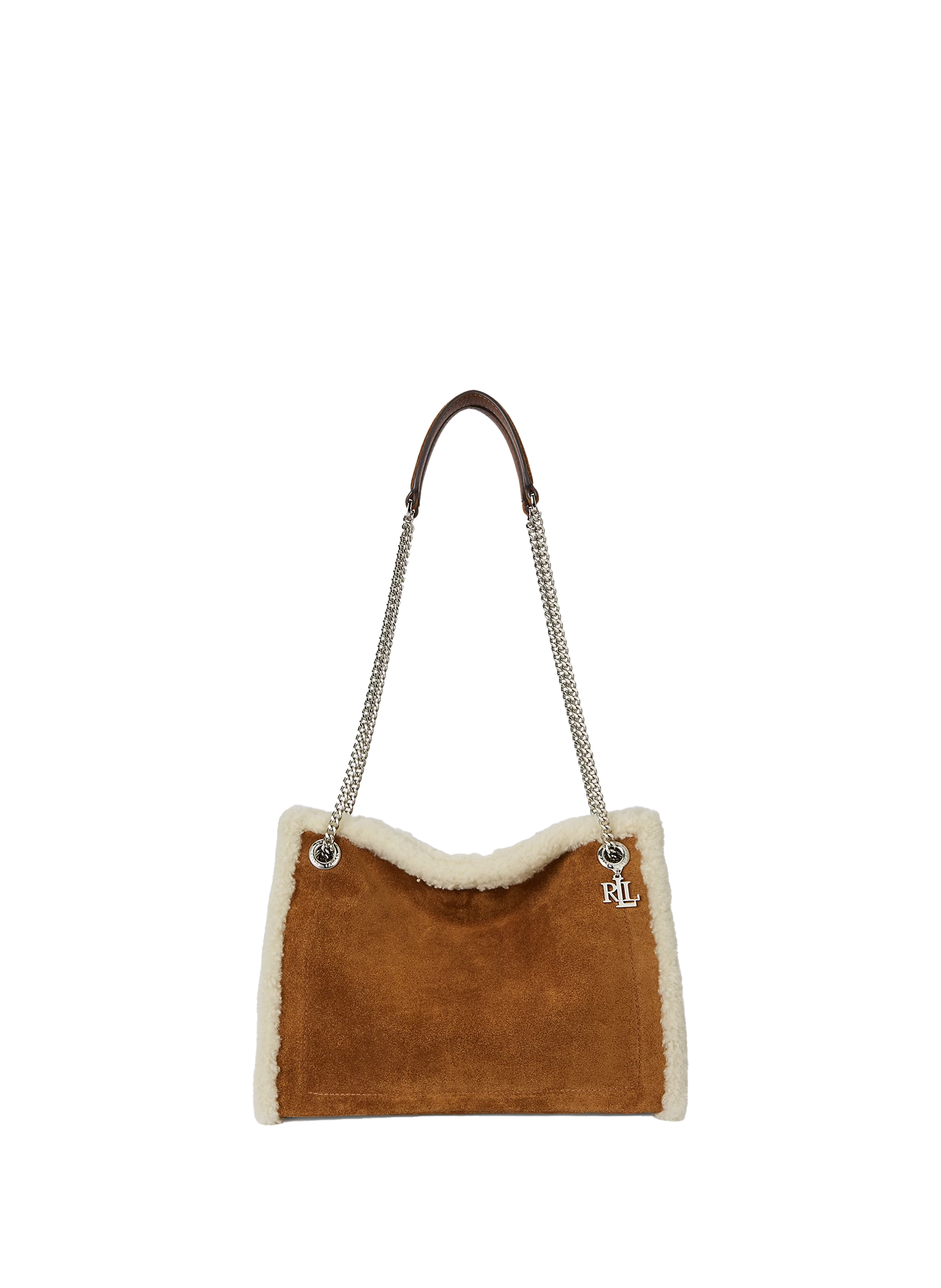 LAUREN Sac cabas en cuir de vache Marron