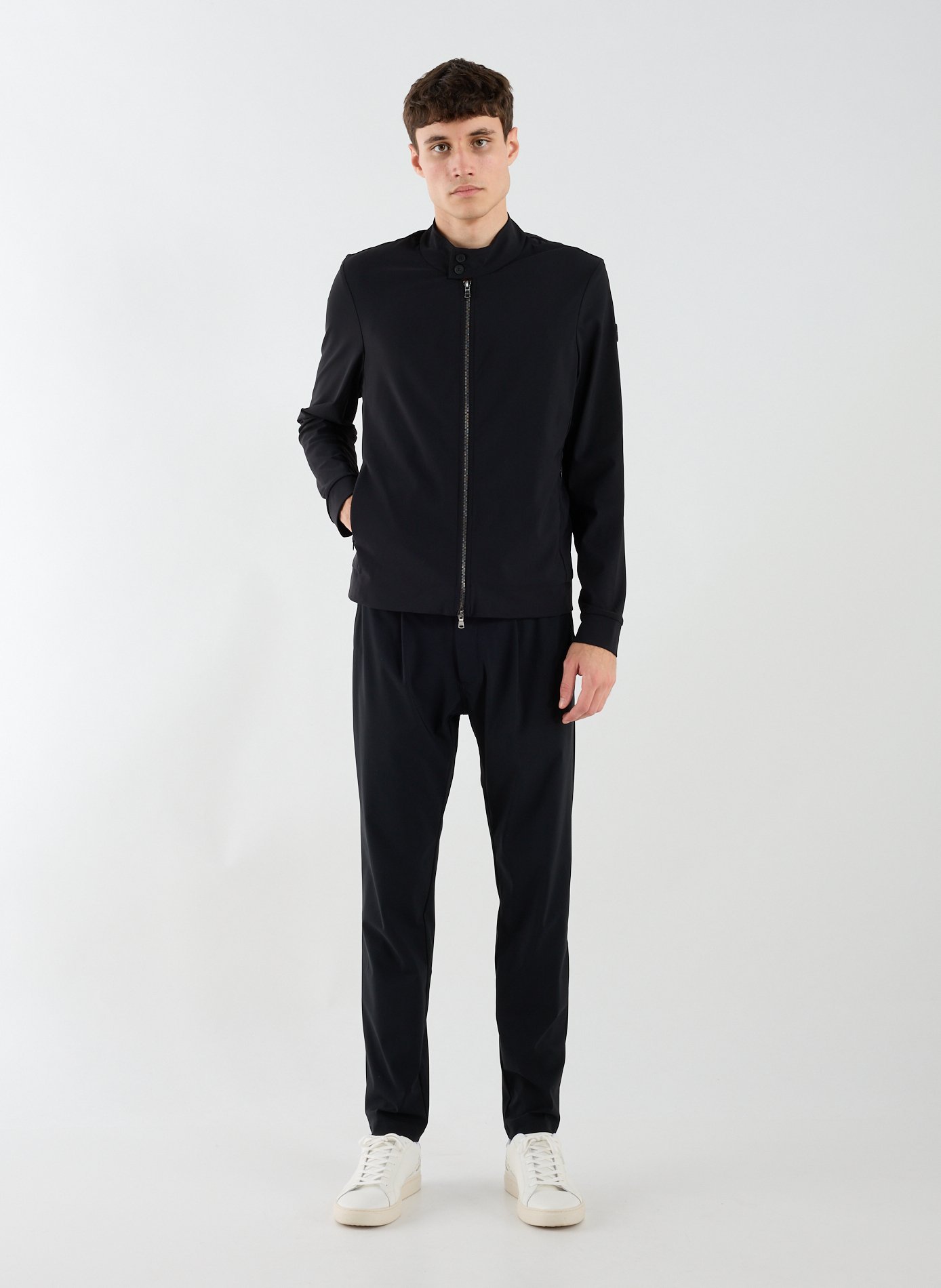 1789 CALA Zip-up jacket Black
