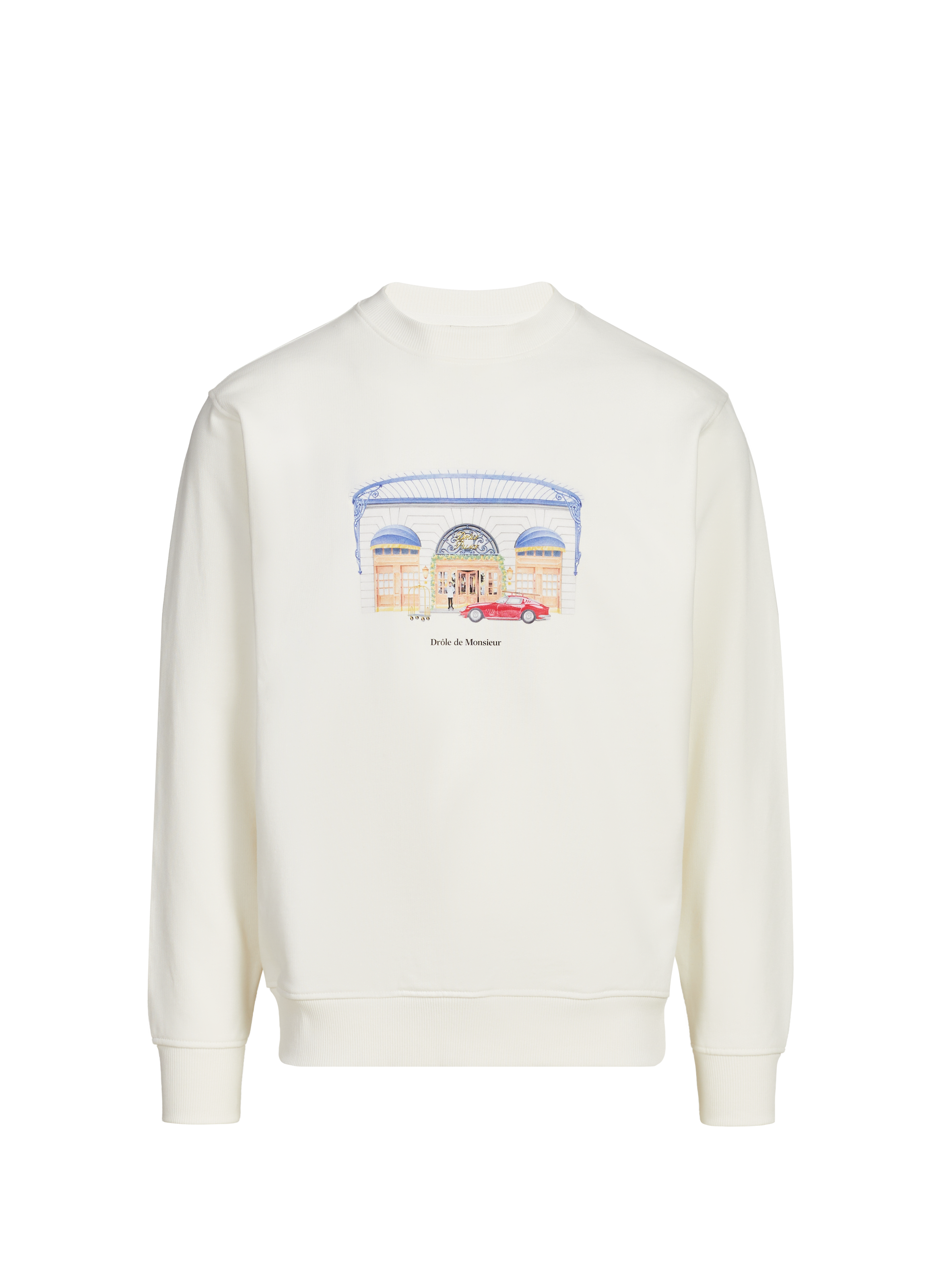 DROLE DE MONSIEUR Funny Palace Sweatshirt Beige