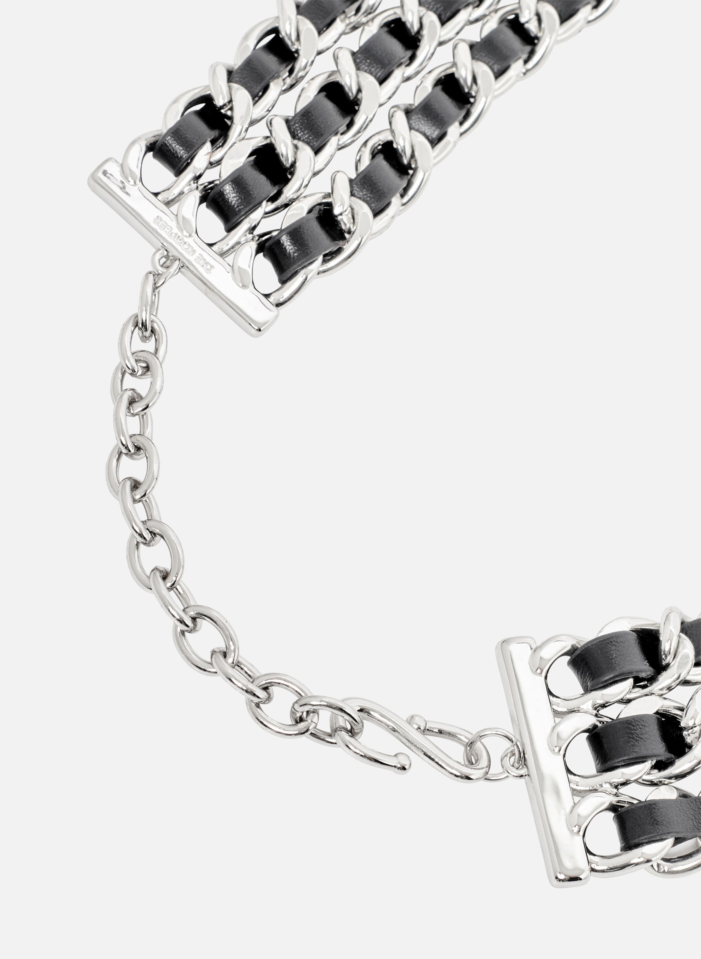 Collier chaînes THE KOOPLES Gris