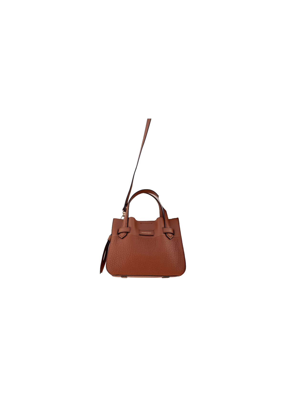 Blossom | sac porté main pm POURCHET Marron