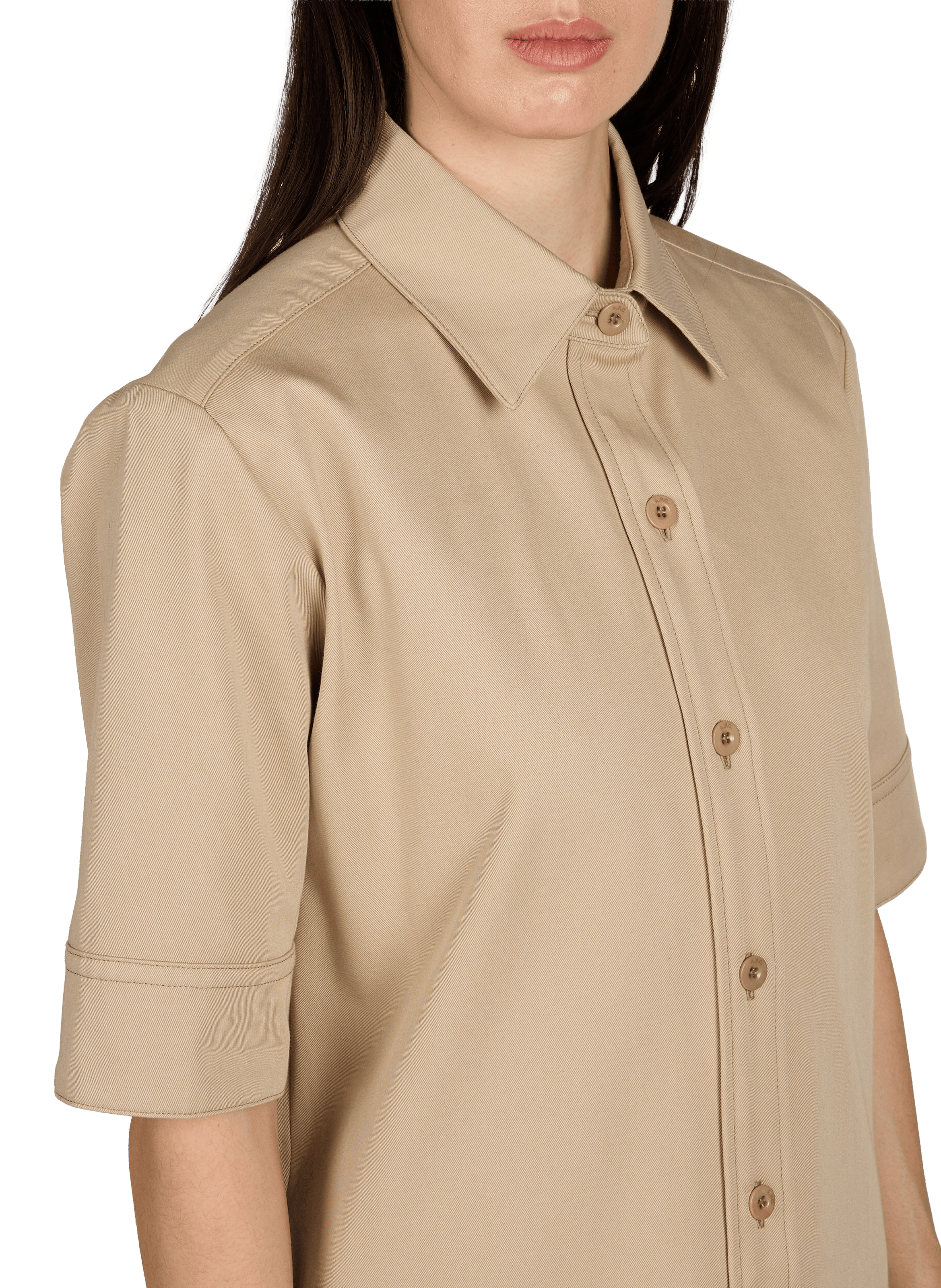 Polo short dress A.P.C. Beige