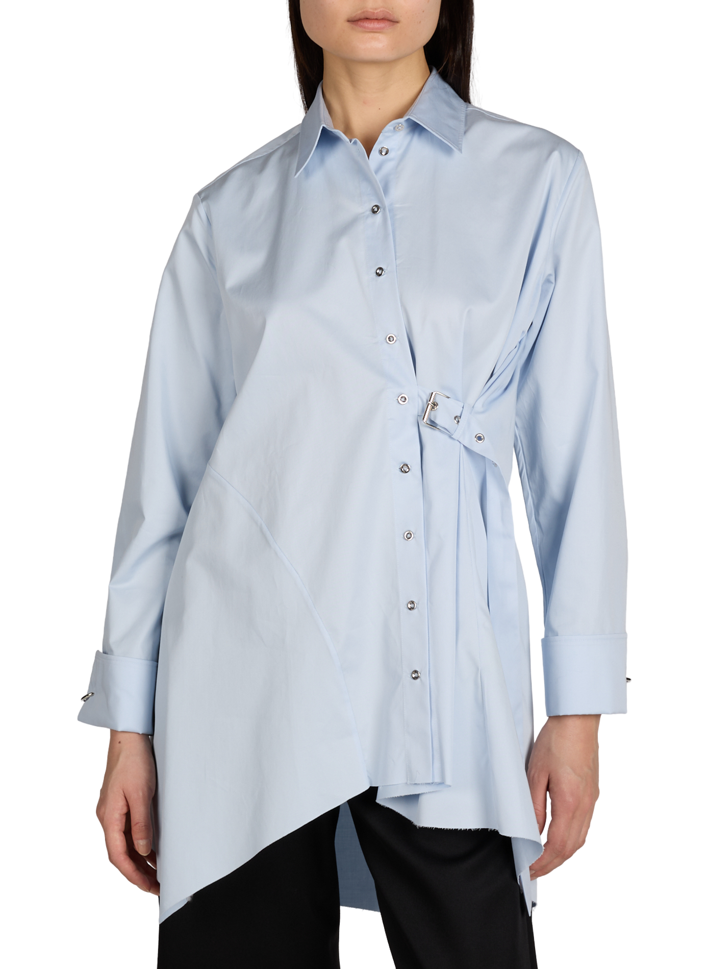 Chemise évasée avec ceinture MARQUES ALMEIDA Bleu