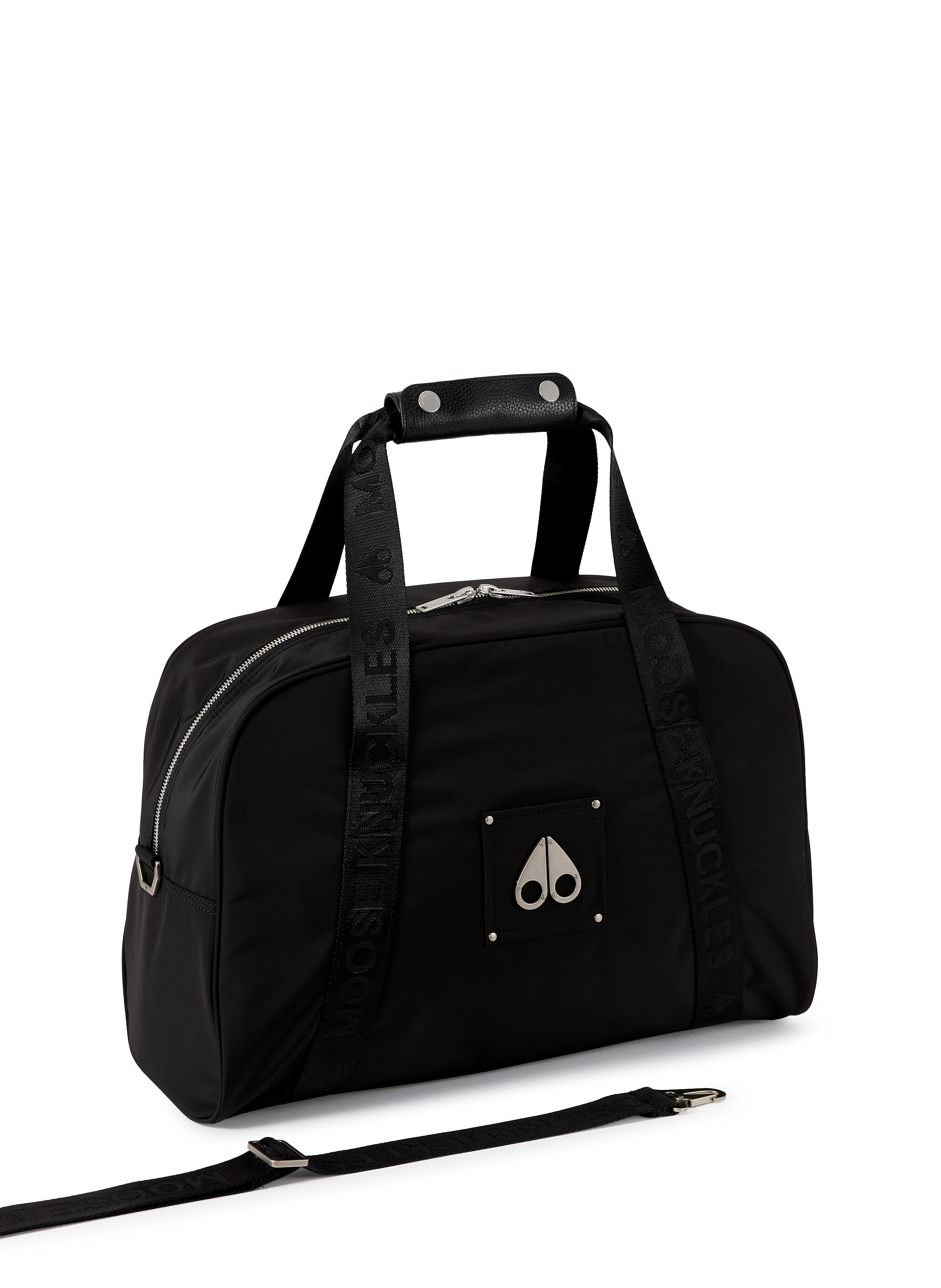 Zippered weekend bag MOOSE KNUCKLES Black