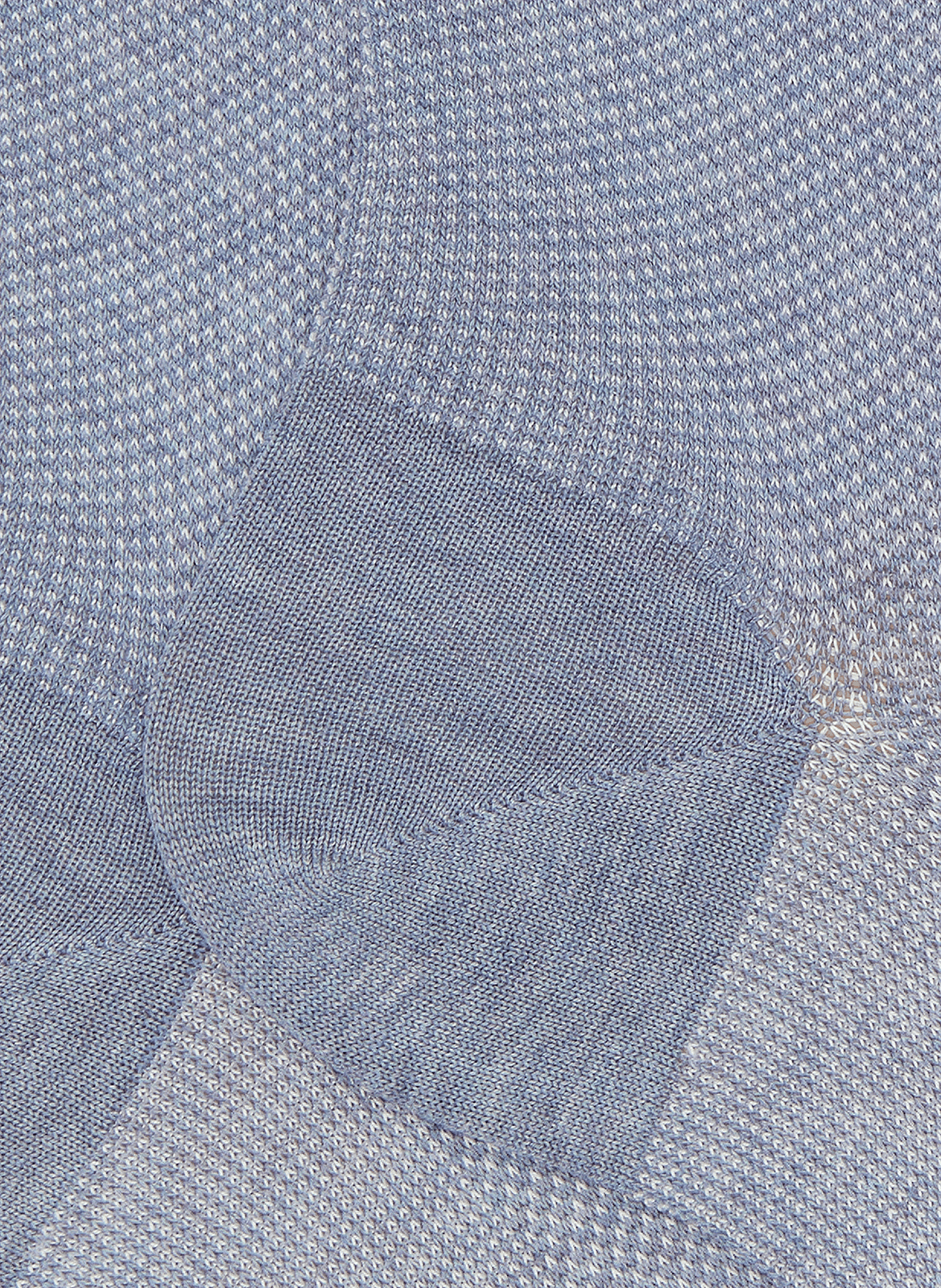 Chaussettes imprimées en coton Bleu