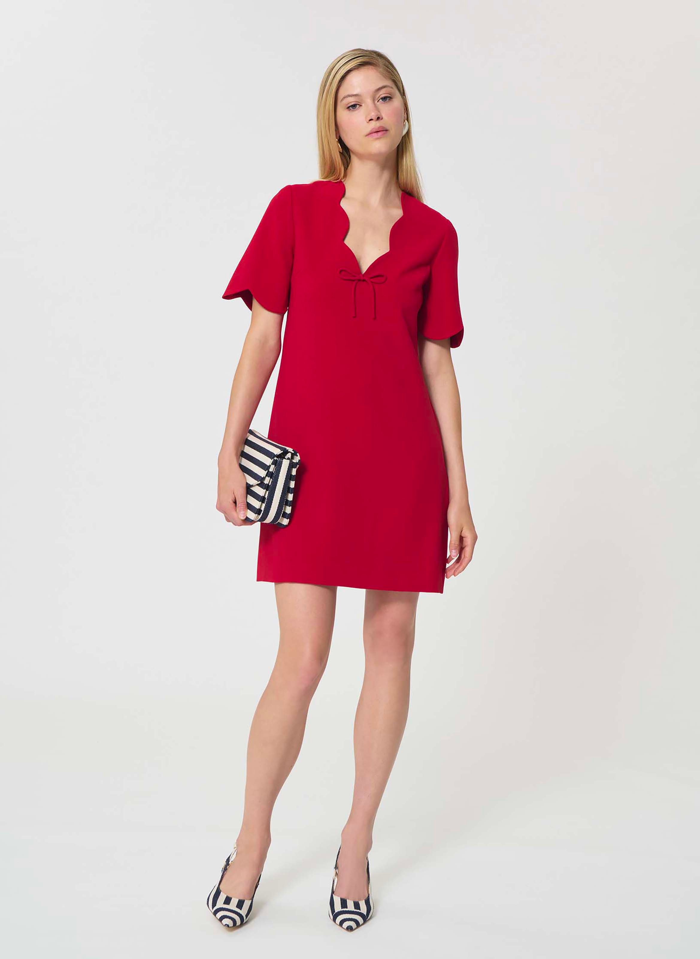 Robe romelina TARA JARMON Rouge