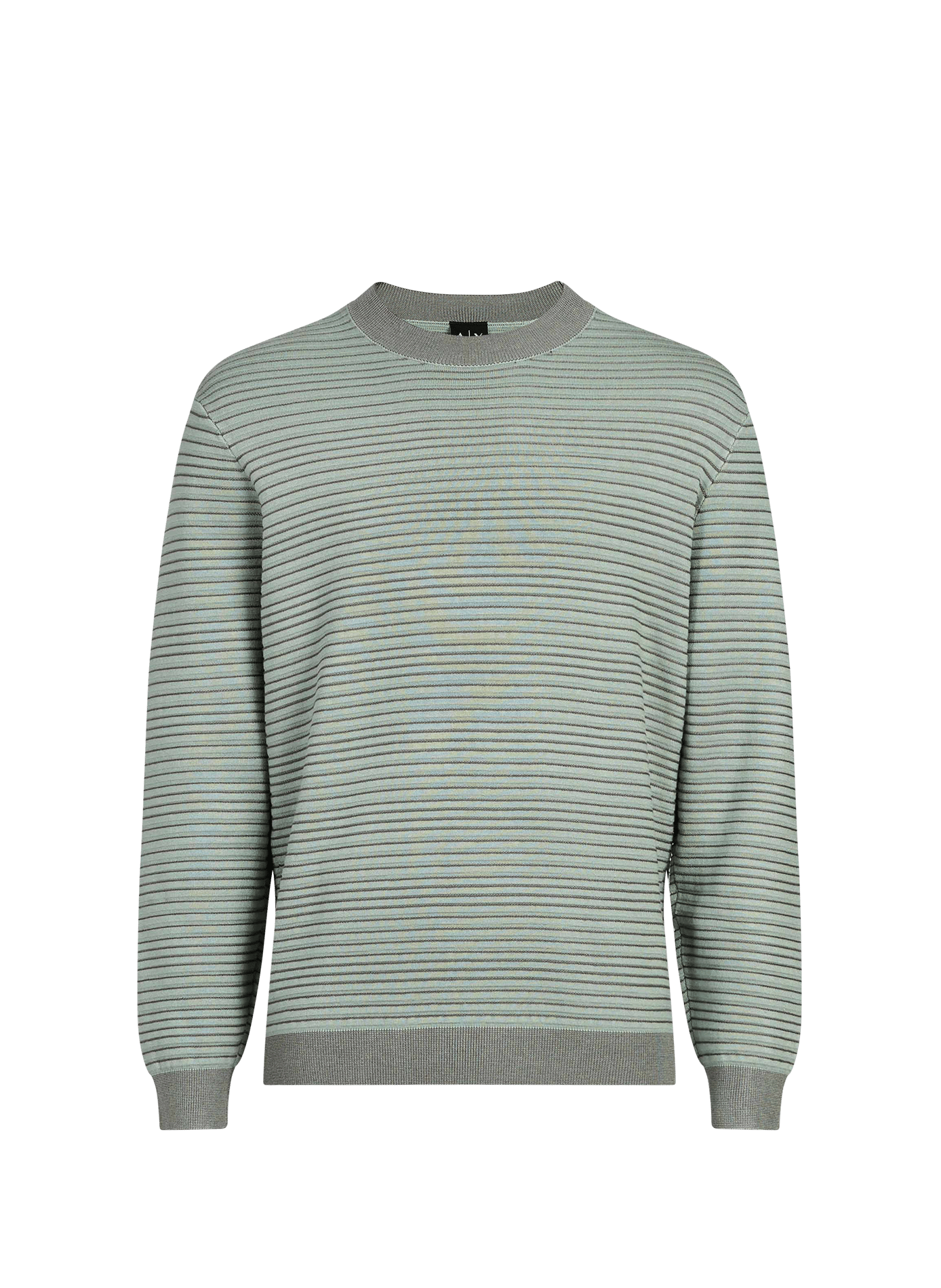 Pull droit à mailles rayées ARMANI EXCHANGE Multicolore