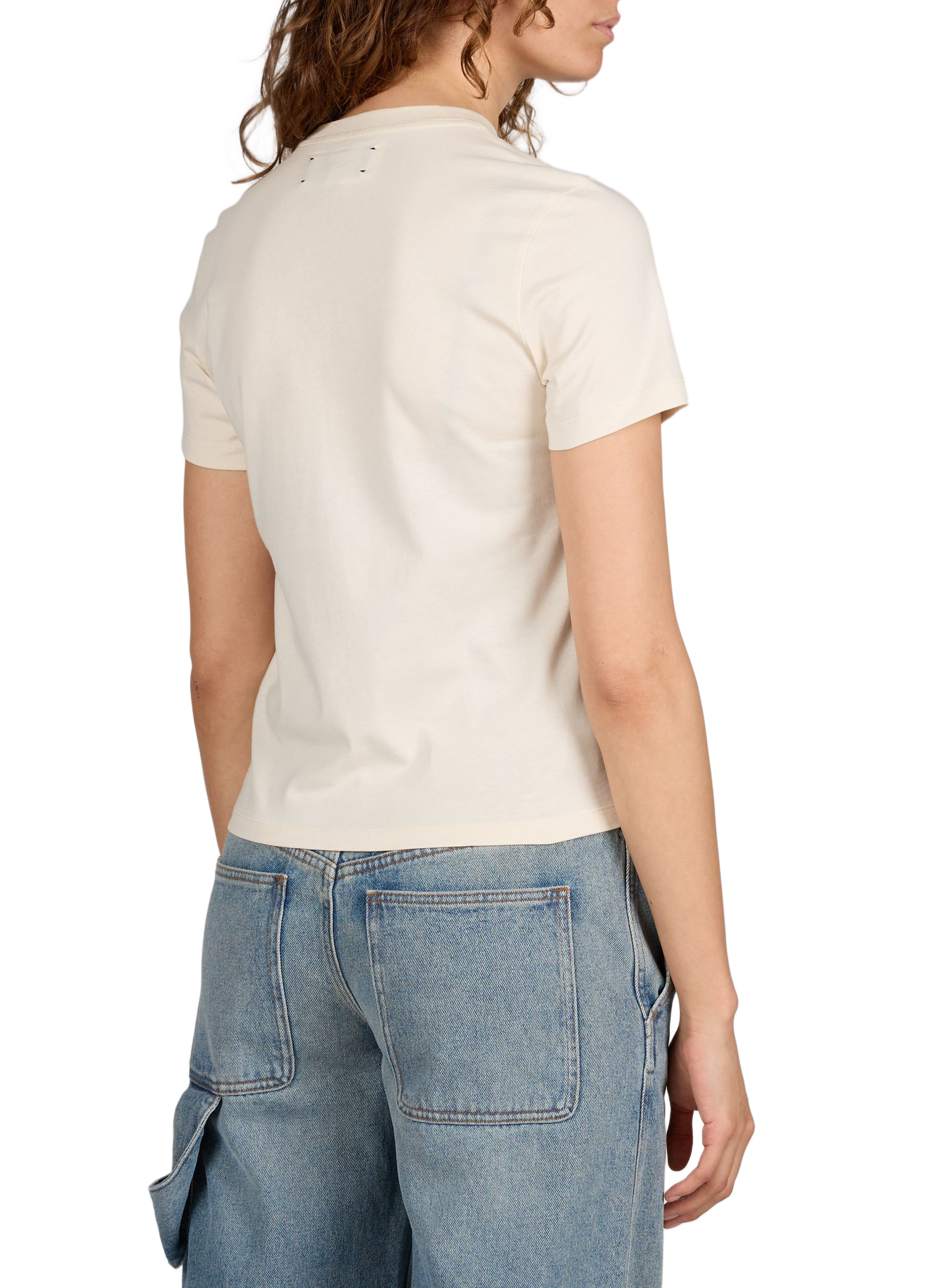 T-shirt with cotton print AMIRI White