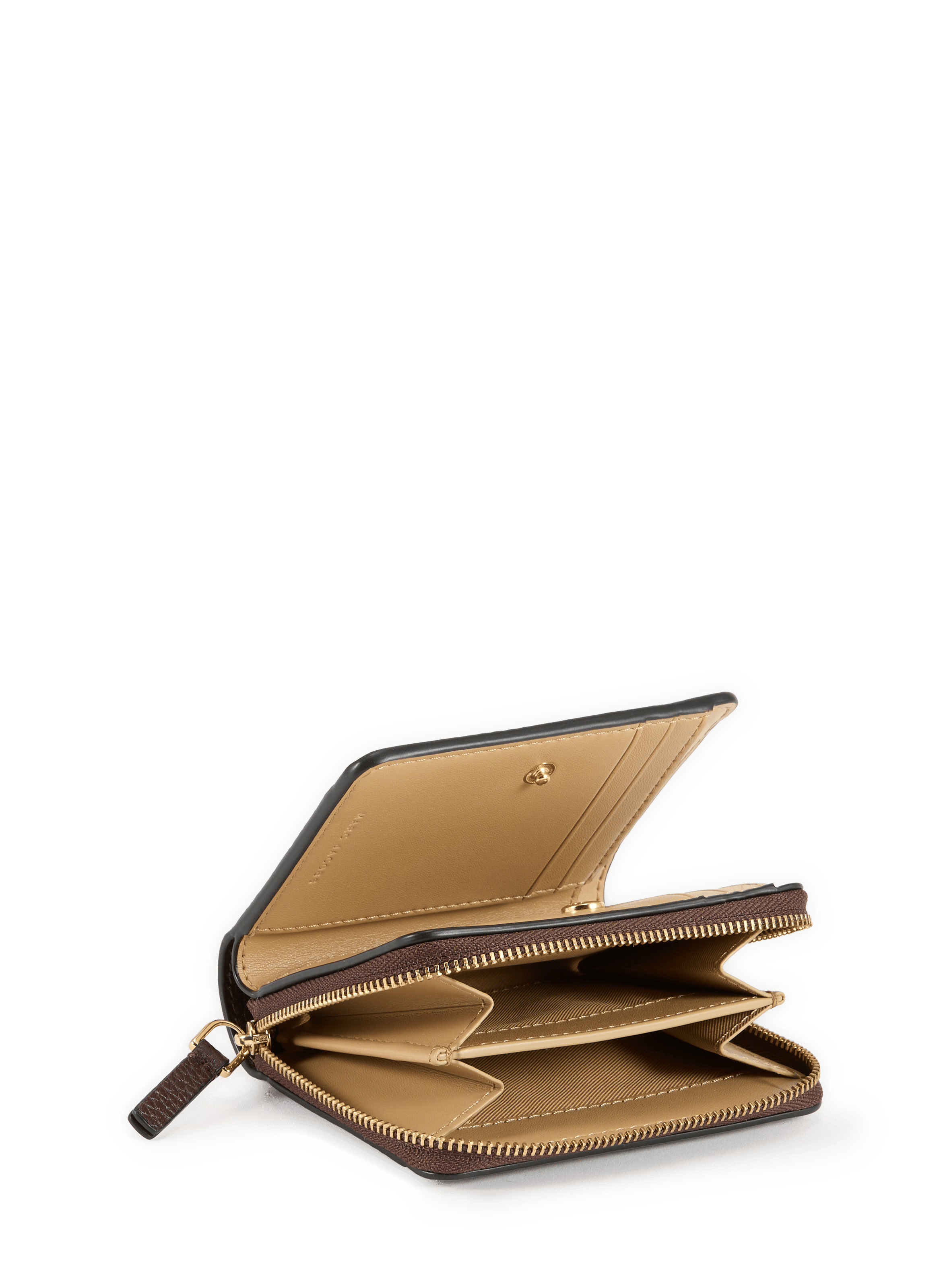 Portamonete in pelle mini MARC JACOBS Marrone