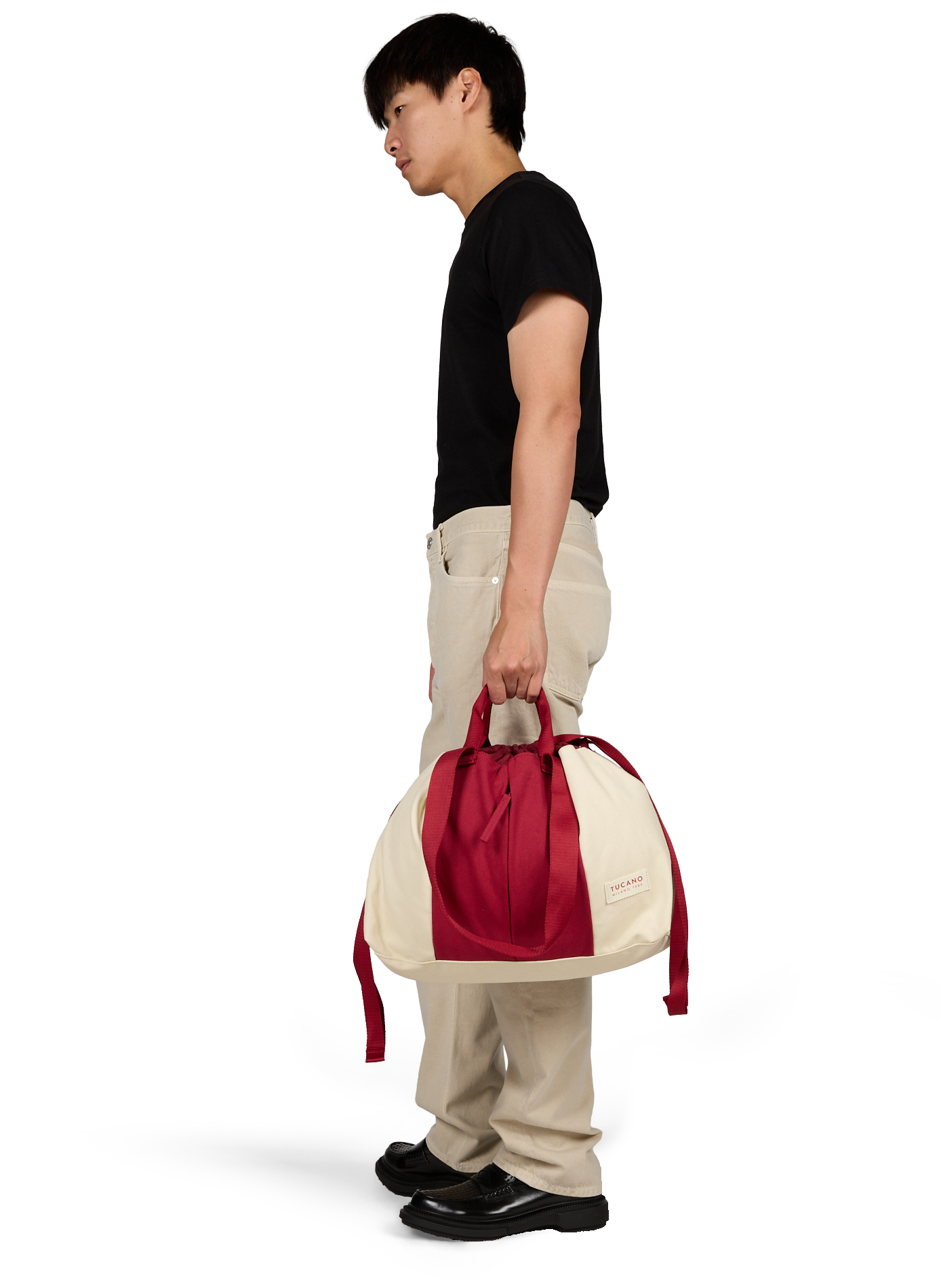 Borsa in tela e cotone TUCANO Rosso