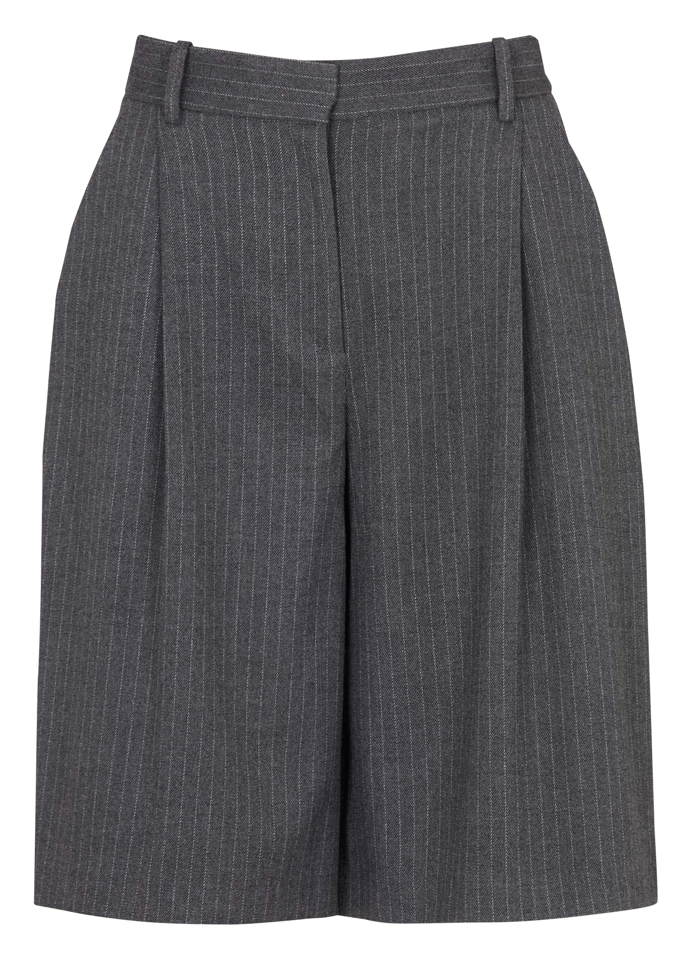 Bermuda droit à rayures IKKS Gris