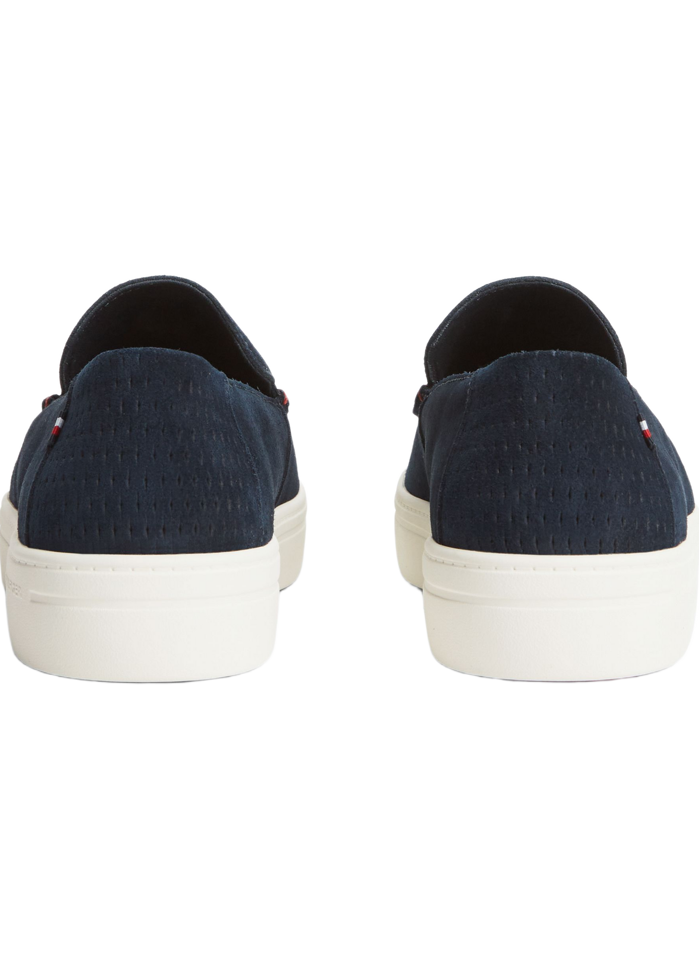 Leather loafers with ventilation TOMMY HILFIGER Blue