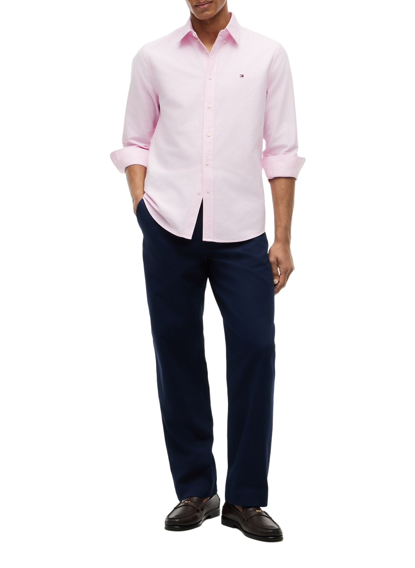 Cotton shirt TOMMY HILFIGER Pink