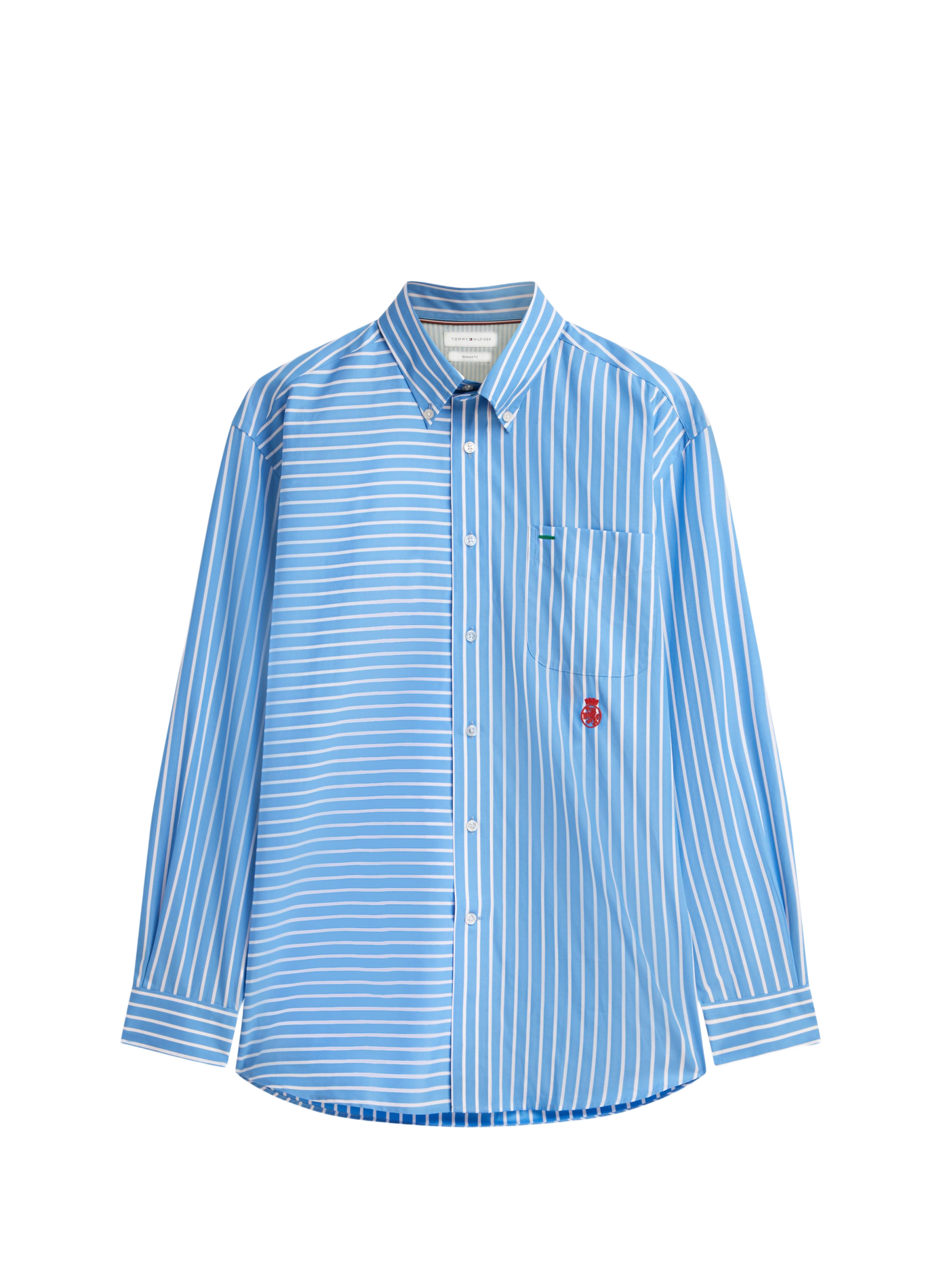Gestreept overhemd TOMMY HILFIGER Blauw