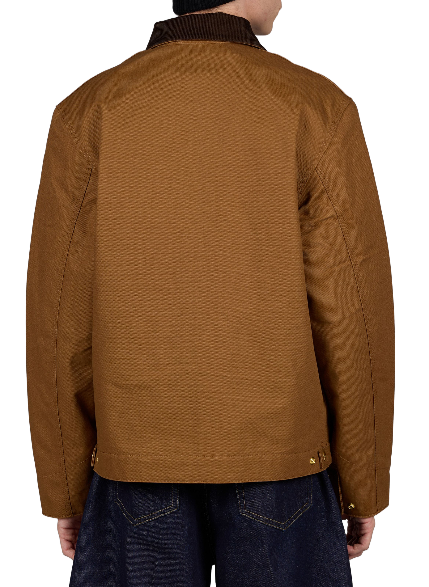 Oversized Detroit cotton jacket CARHARTT WIP Brown