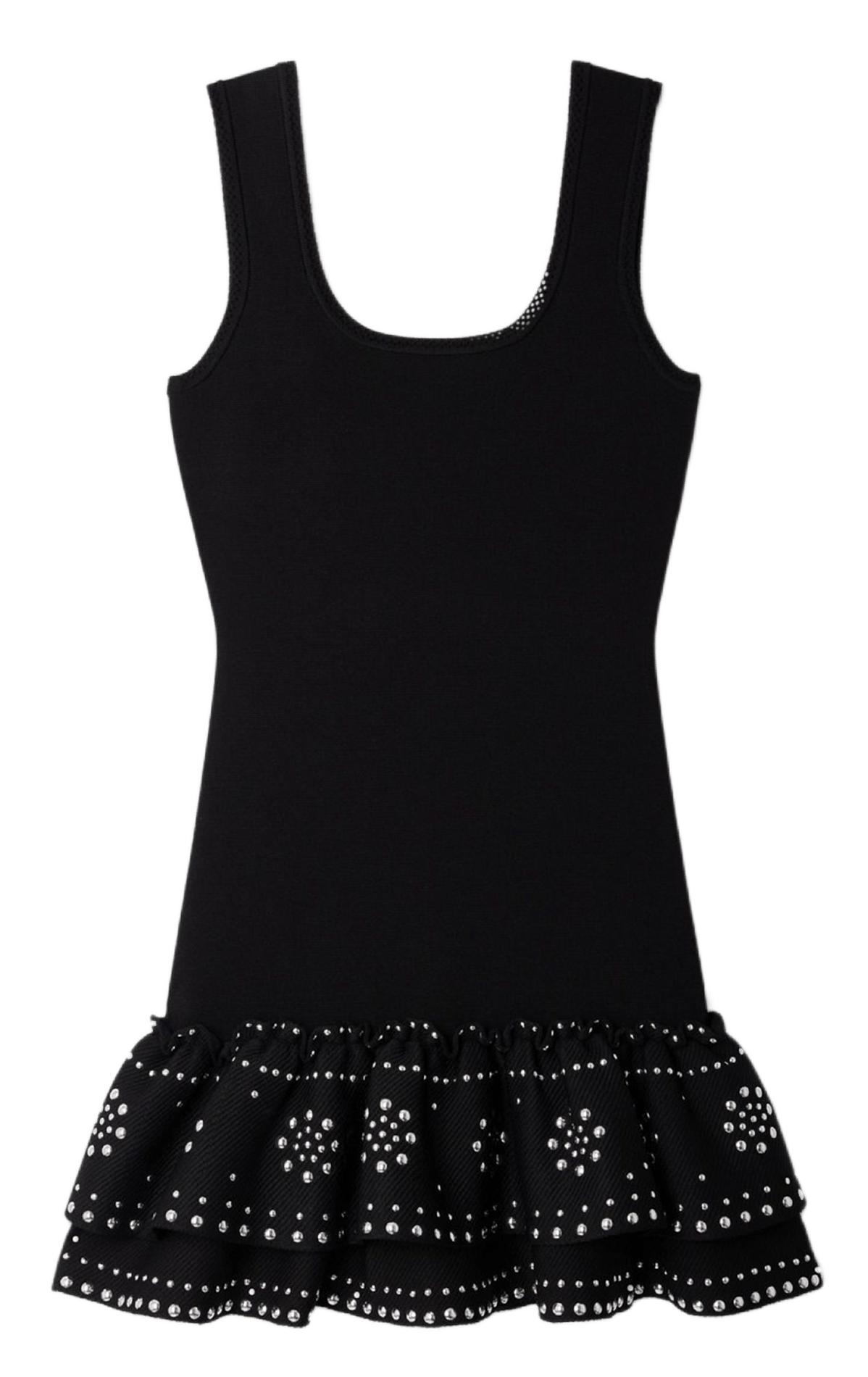 Robe courte à studs SANDRO Noir