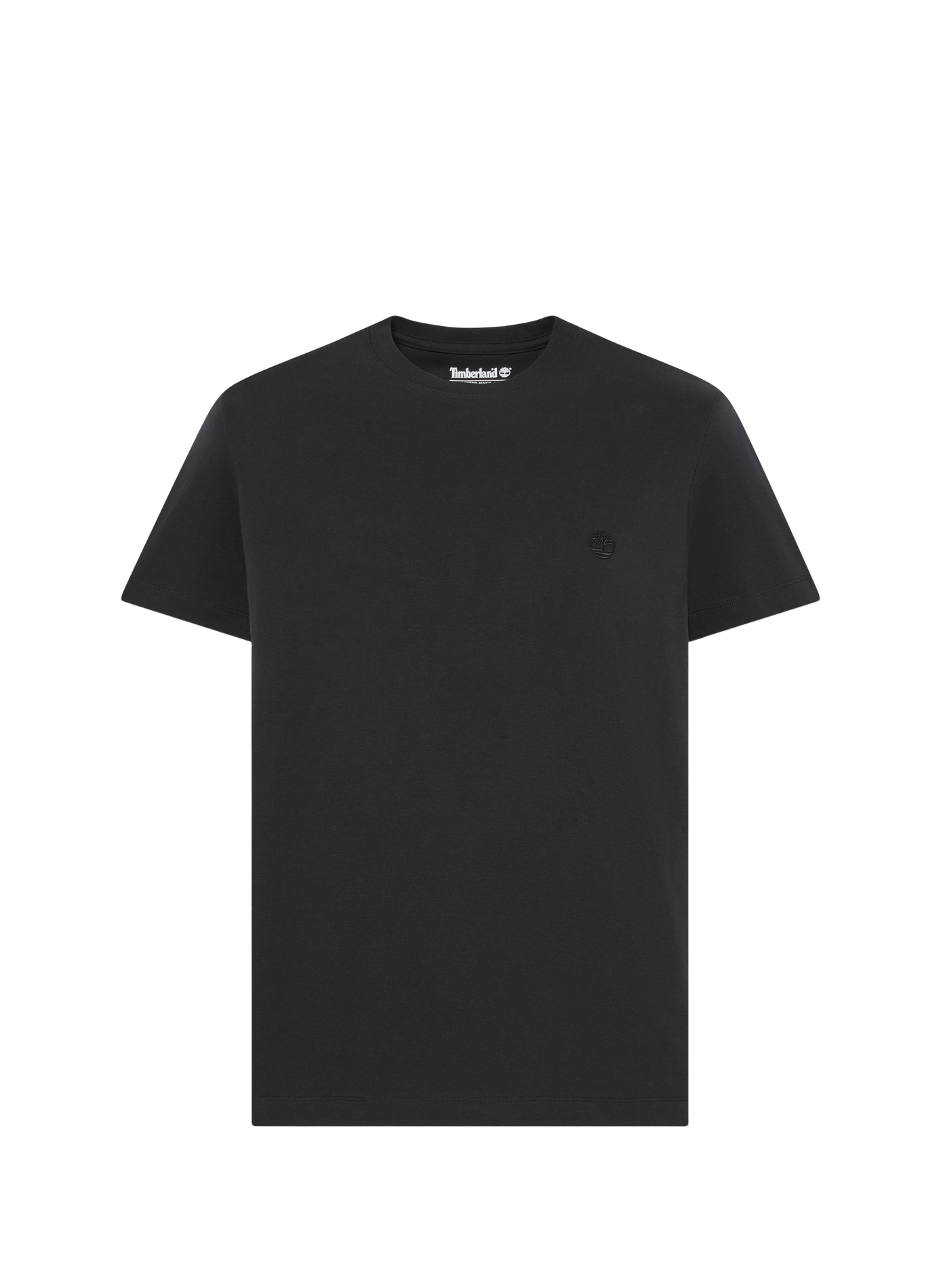 Straight T-shirt with embroidered logo in cotton TIMBERLAND Black