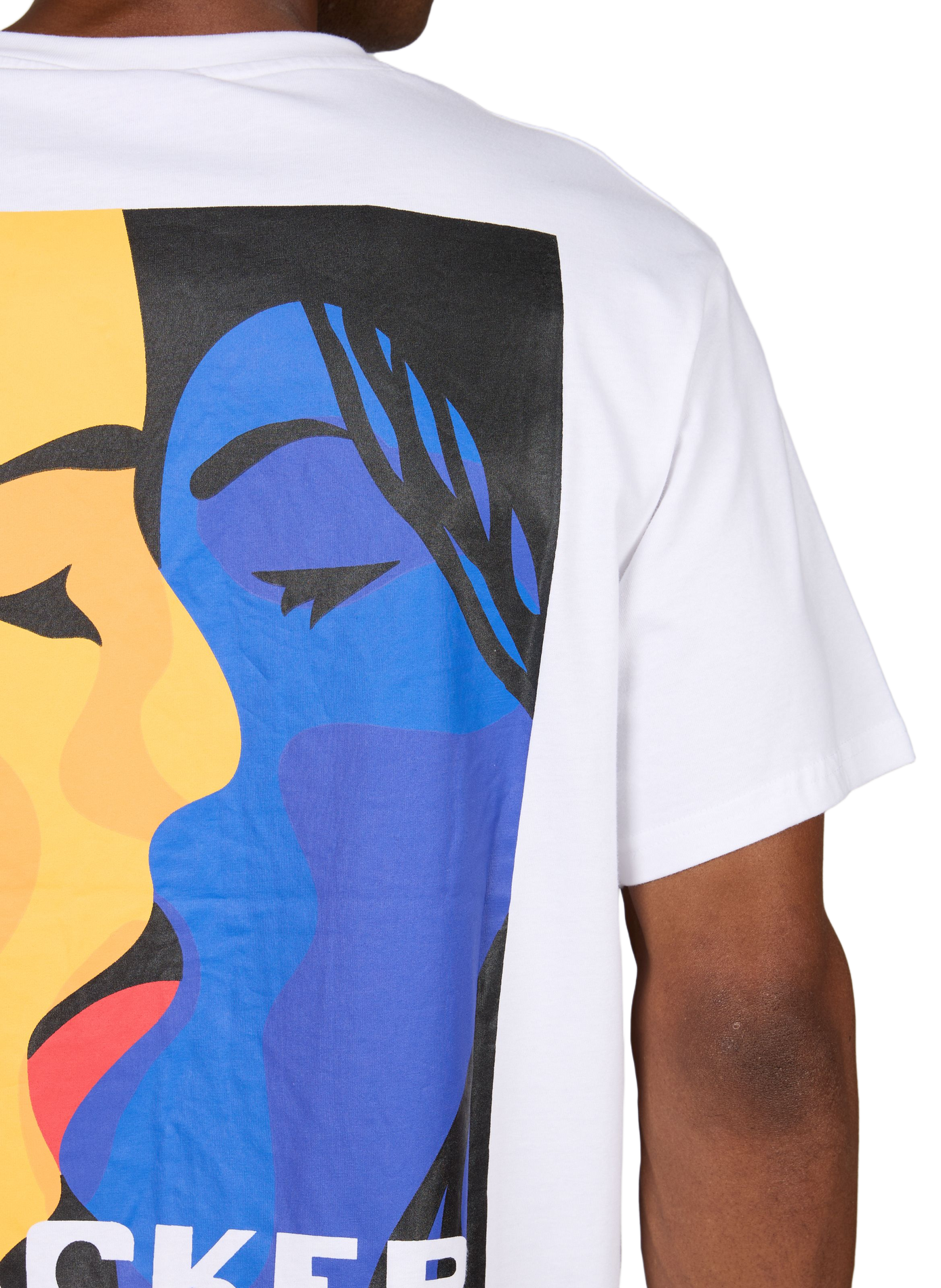 Katoenen T-shirt JACKER. Wit