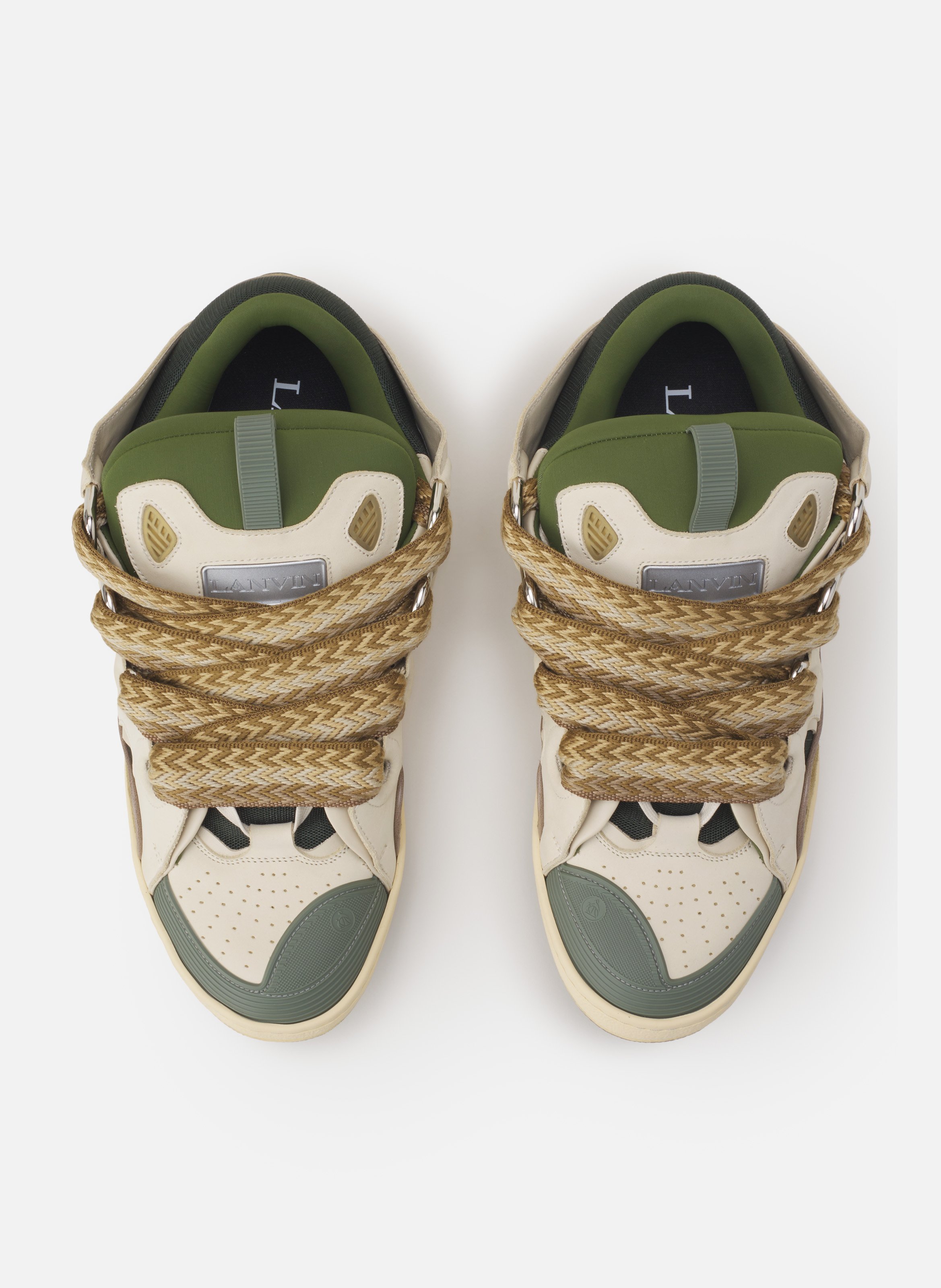 Sneakers curb en cuir LANVIN Blanc