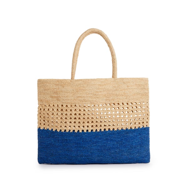 Sac de plage en raphia Sac de plage en raphia