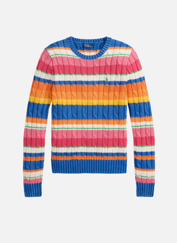POLO RALPH LAUREN Striped knitted jumper Multicolour