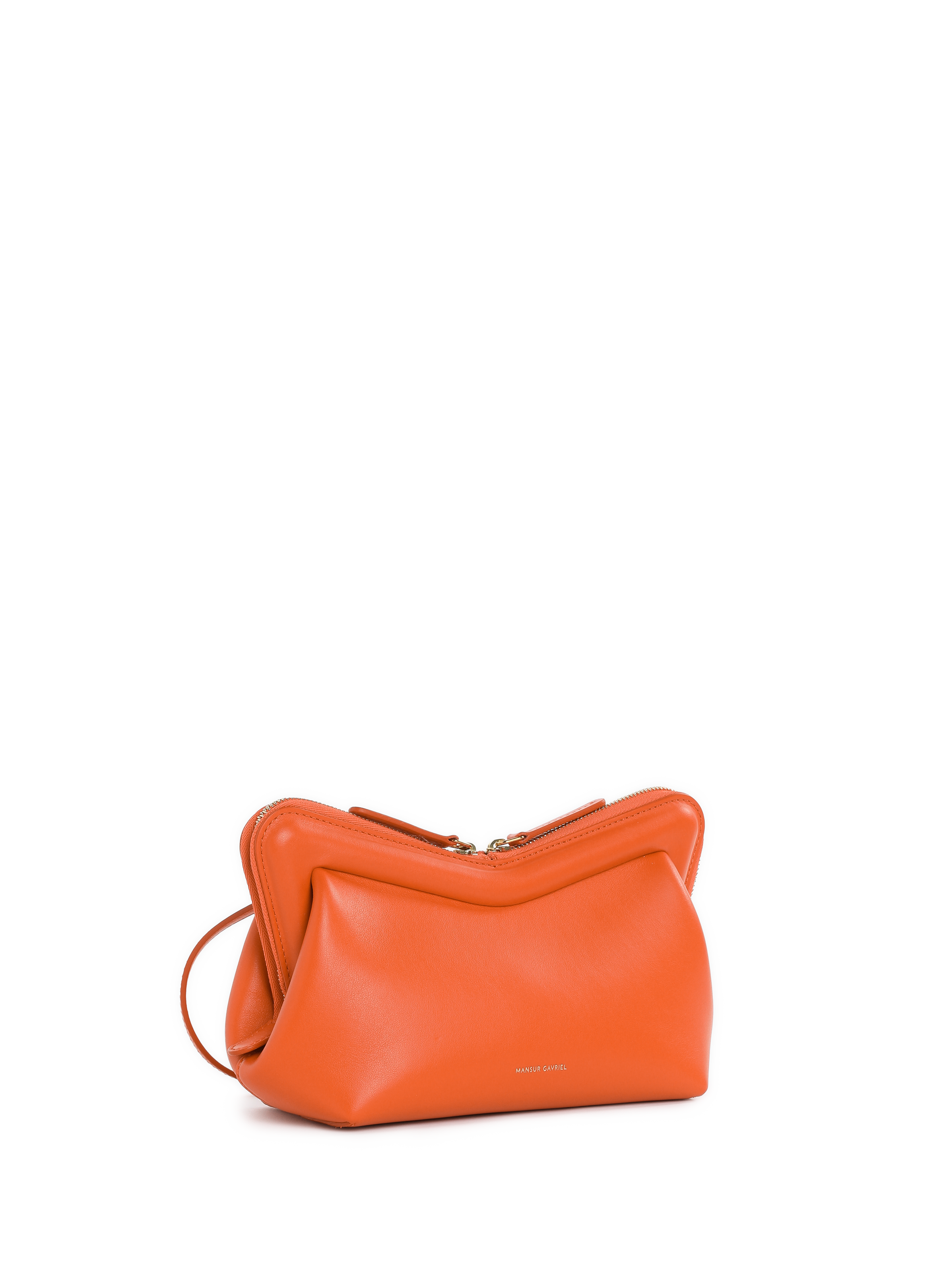 Sac à bandoulière en cuir Orange