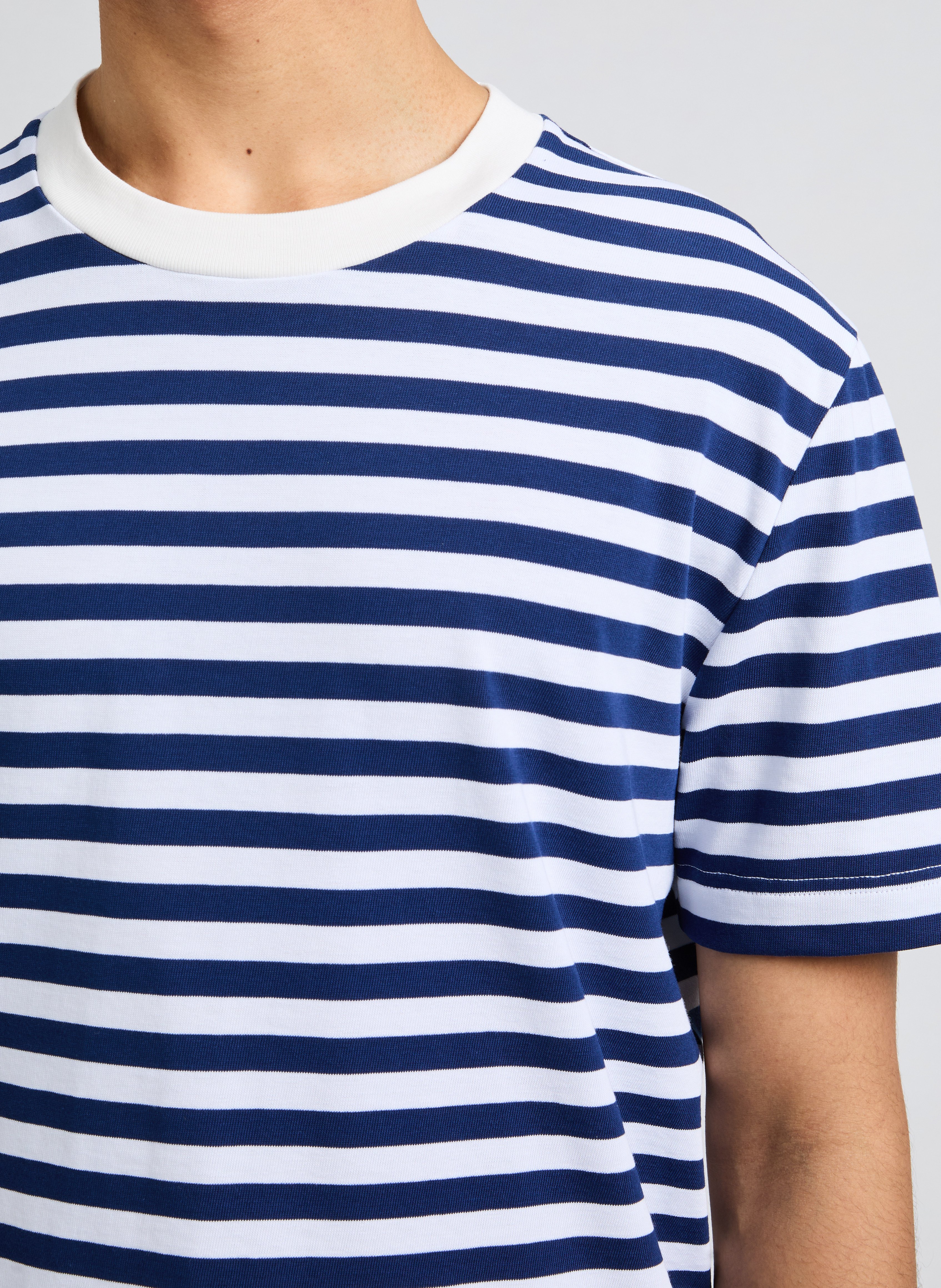 Striped cotton T-shirt SAISON 1865 Multicolour