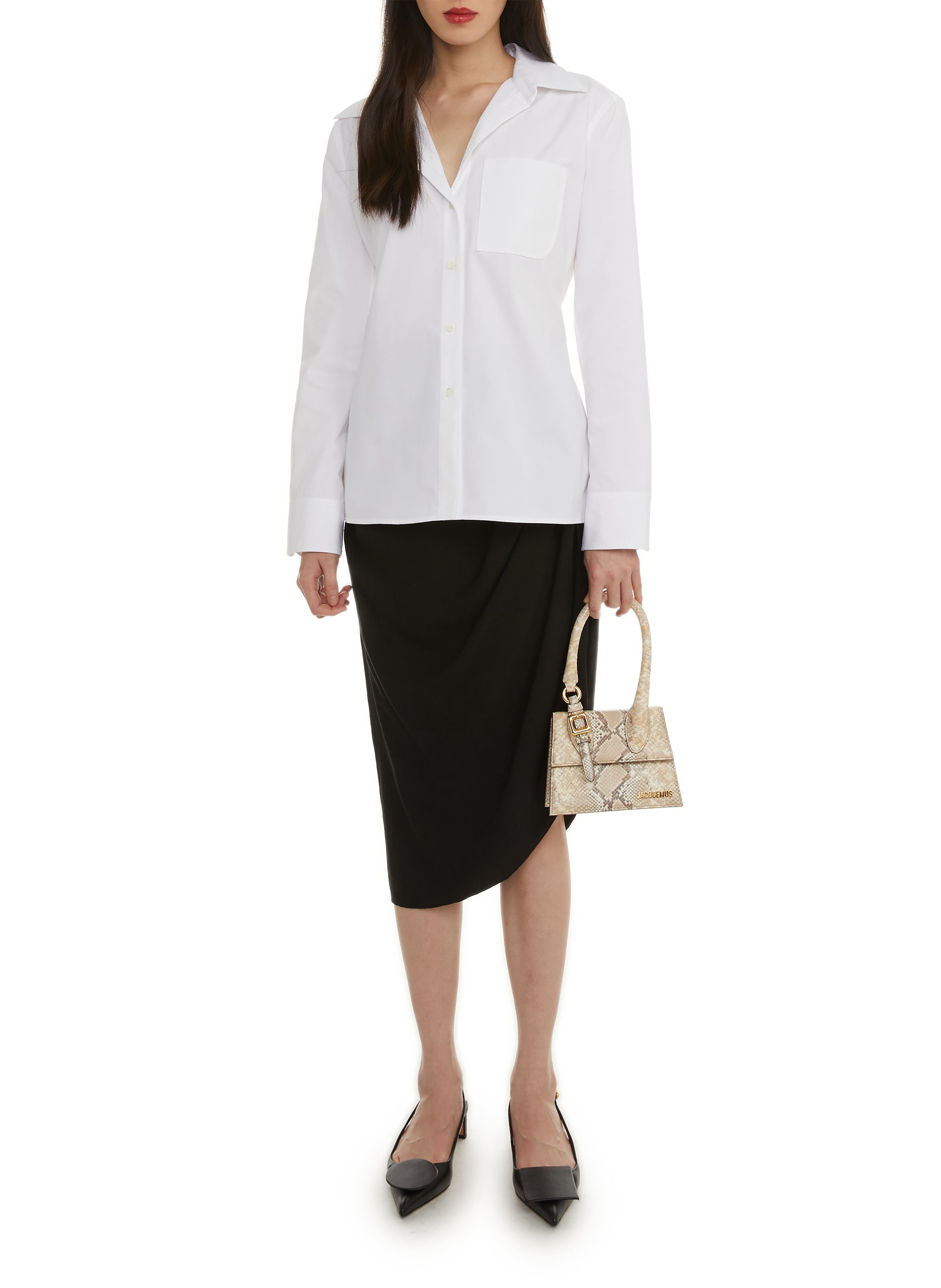 La Chemise de Costume cotton shirt JACQUEMUS White