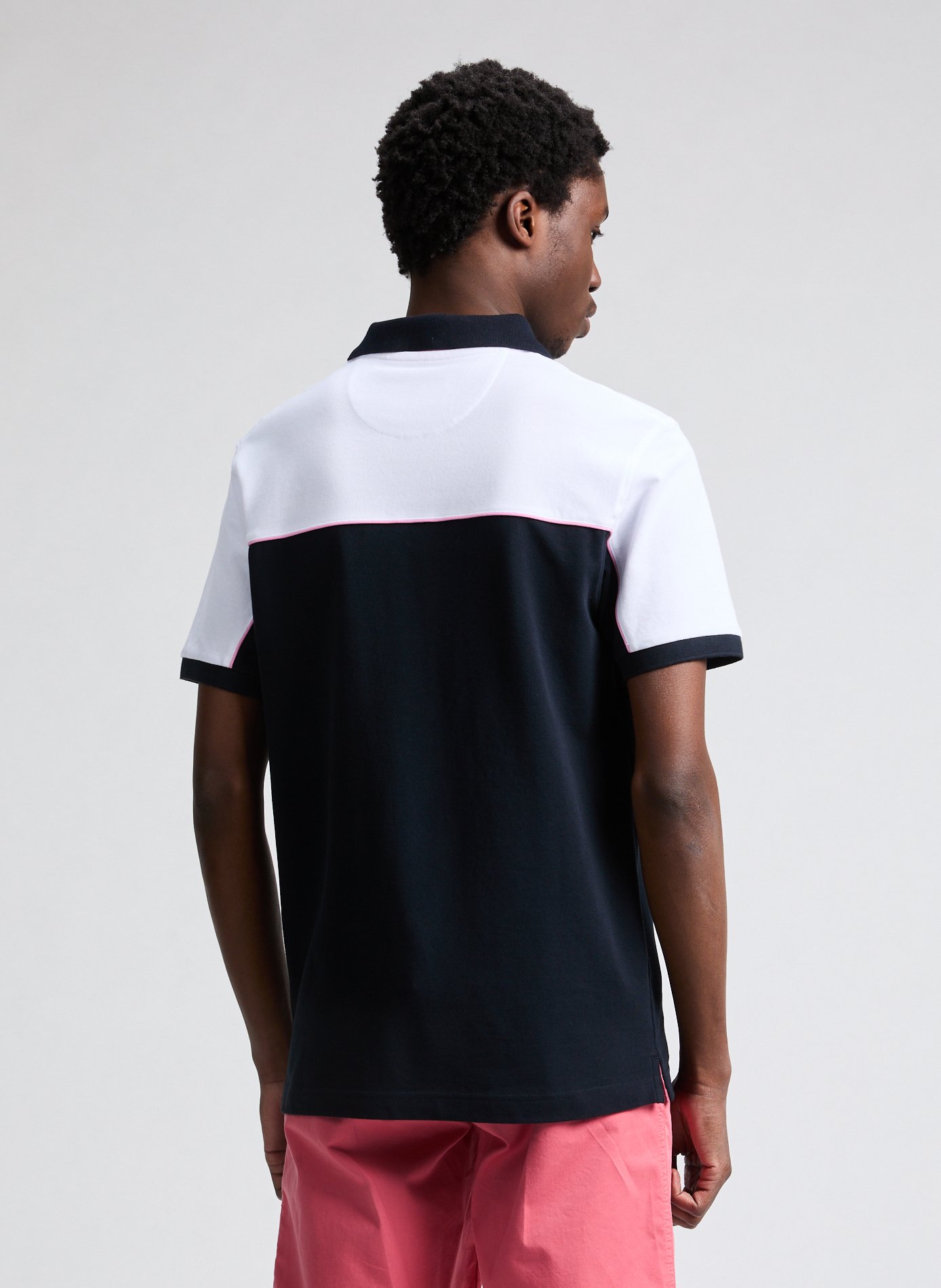 Polo manches courtes en coton EDEN PARK Bleu