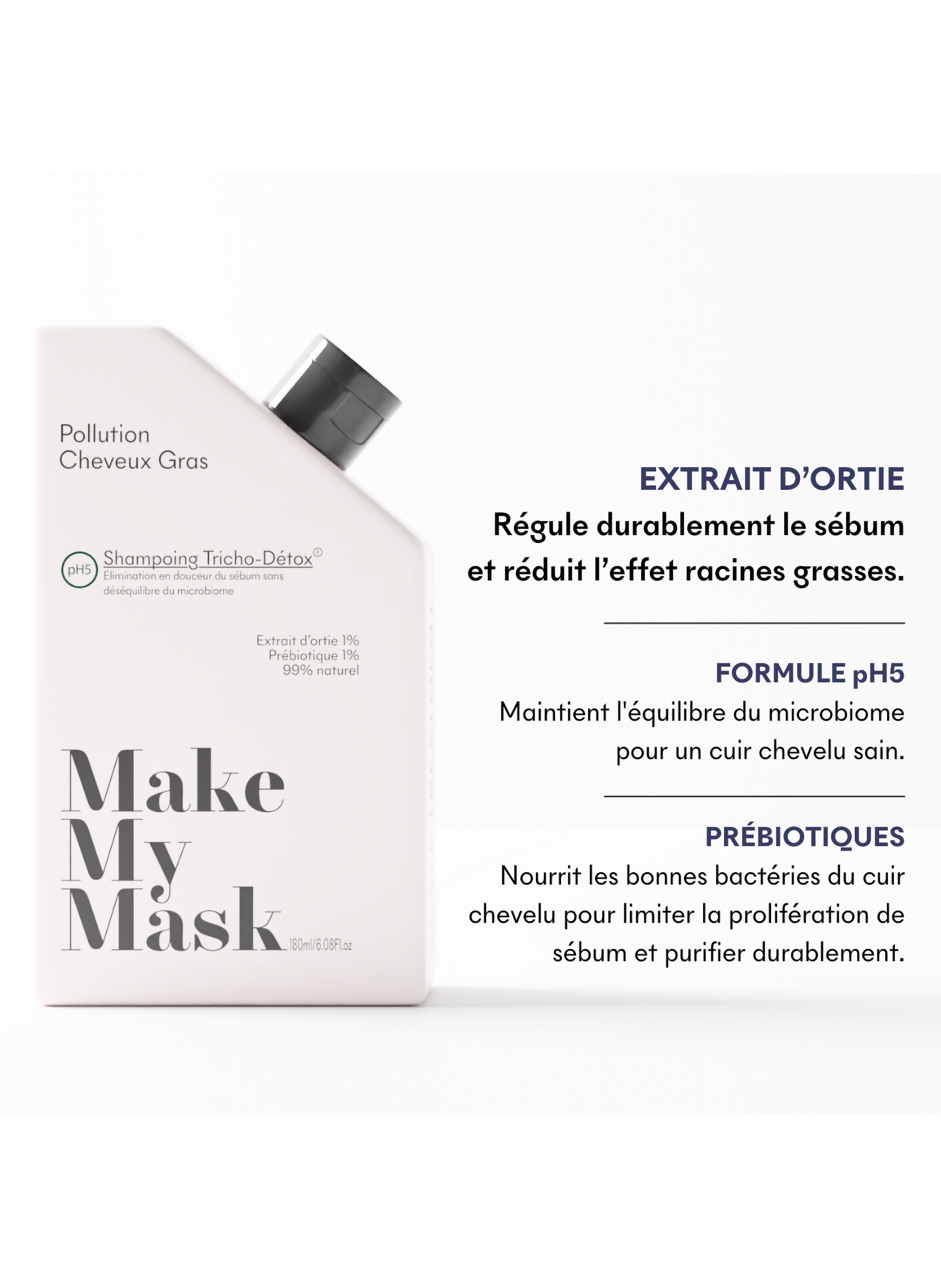 Shampoing Tricho-Detox MAKE MY MASK No color