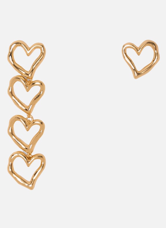 Boucles d'oreilles cœurs Doré by MAJE MAJE Boucles d'oreilles cœurs Doré