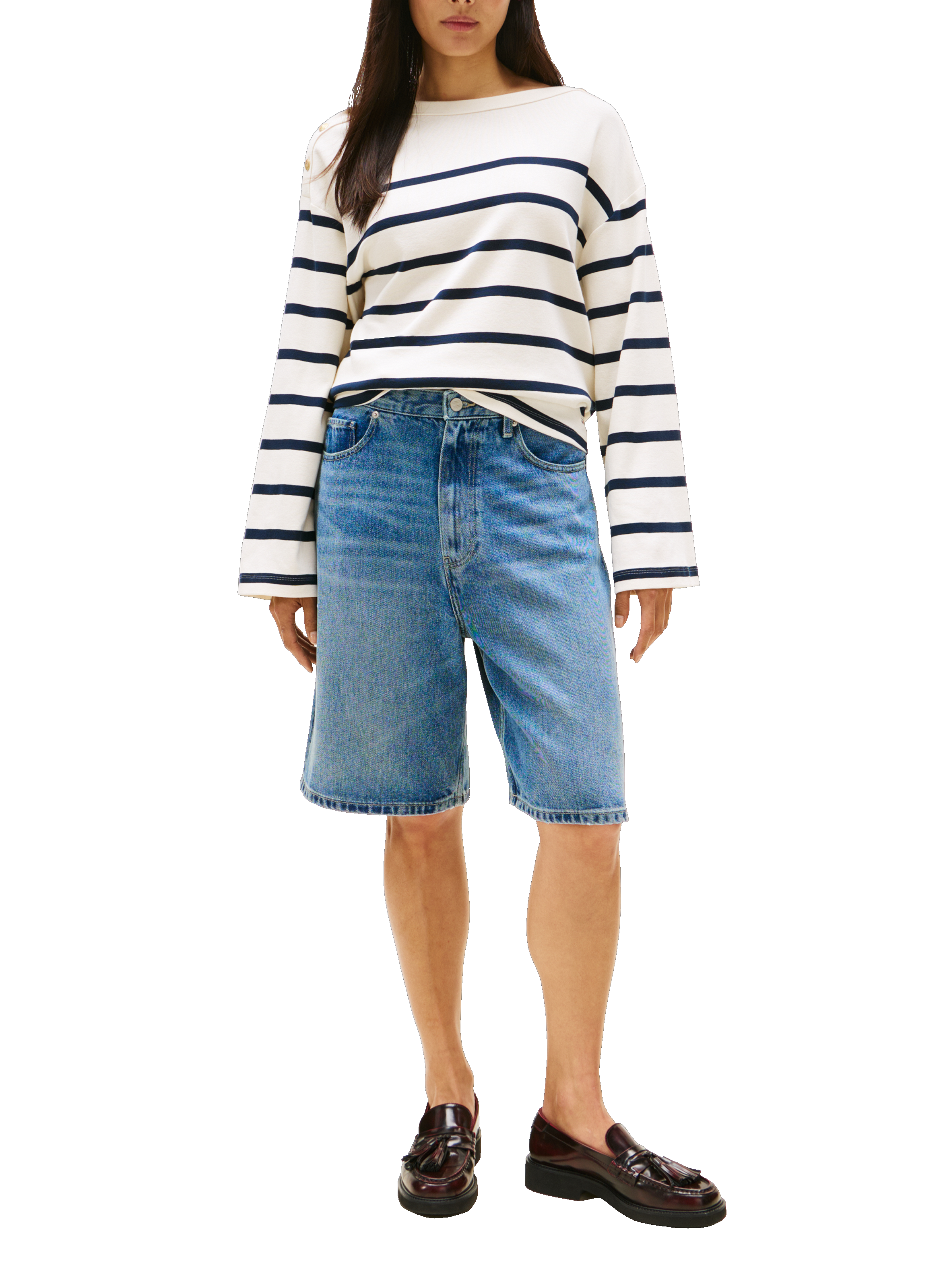 Striped cotton top TOMMY HILFIGER Multicolour